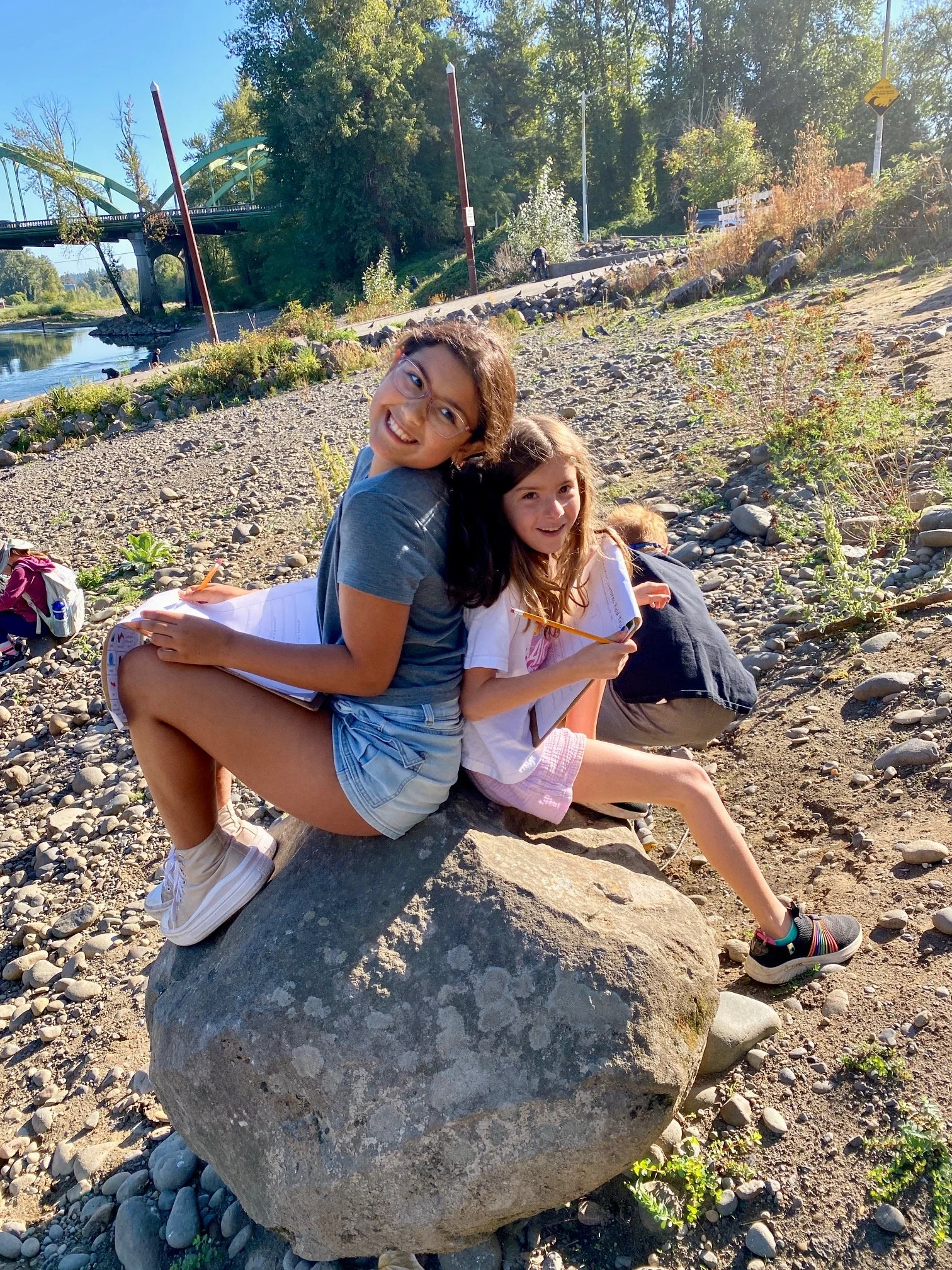 Meadowlarks Explore Rivers at Clackamette Park