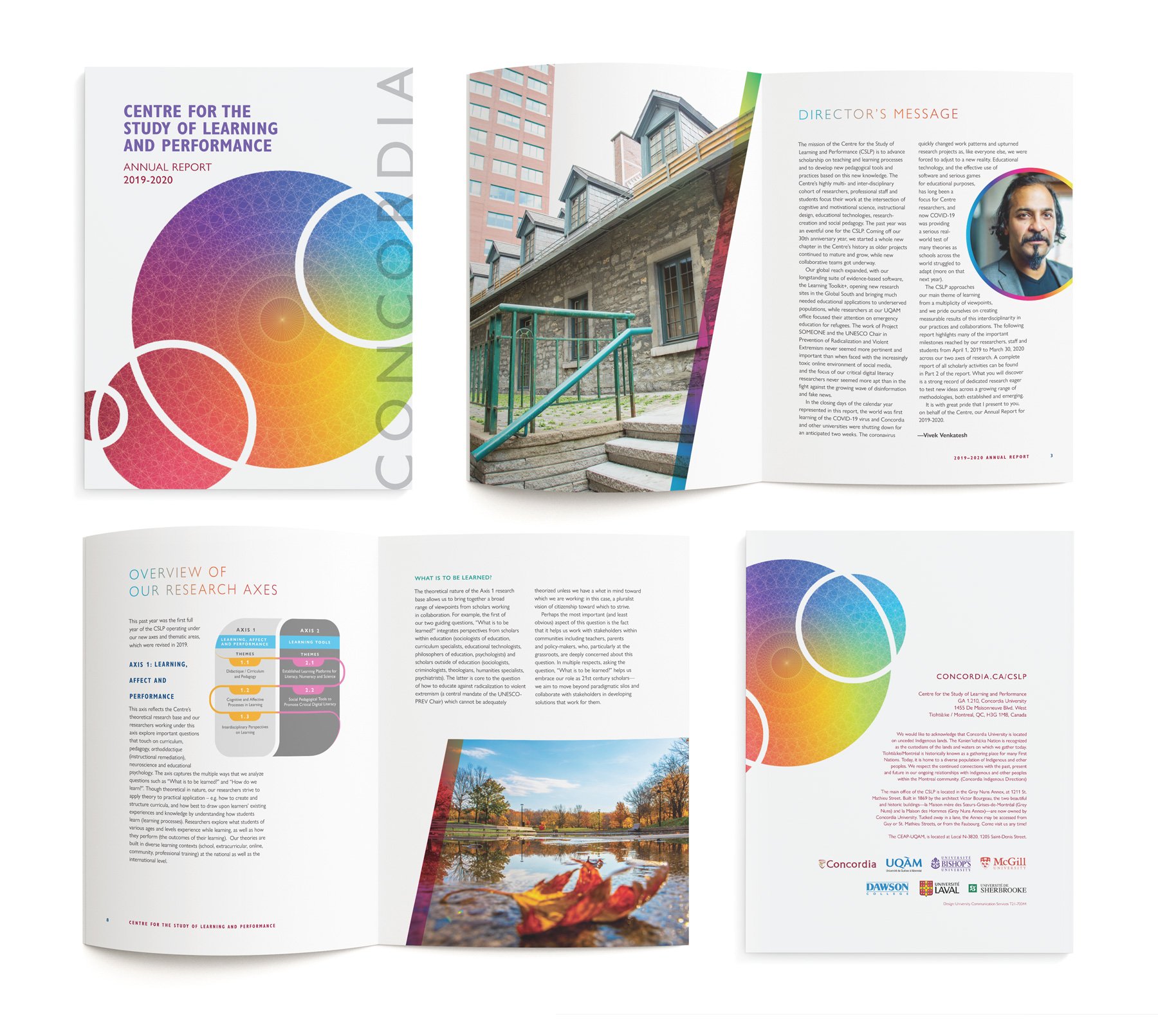 "Centre for the Study of Learning and Performance: Annual Report 2019–2020," 2021. Client: Concordia University (Montreal, QC)
