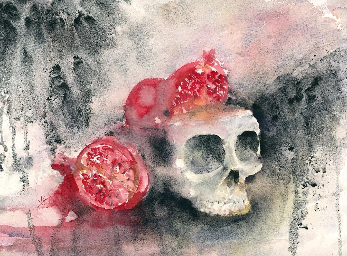 I&rsquo;ve resurrected an old piece just wasting away, sad and forgotten in my portfolio book. The original painting is a couple years old at this point, and I gained a lot of knowledge and confidence since then, so I strengthened the composition by 