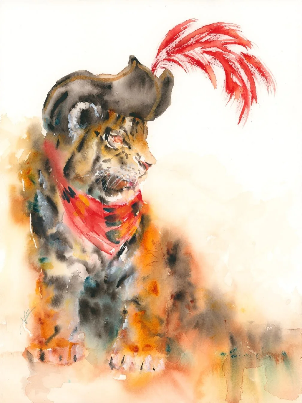 Serving up some fan art!

This is Goro the tiger from the game Like a Dragon: Pirate Yakuza in Hawaii. Just let that title sink in and marinate for a bit. 

I had painted this for the upcoming Awesome Games Done Quick, but no yakuza games are being s