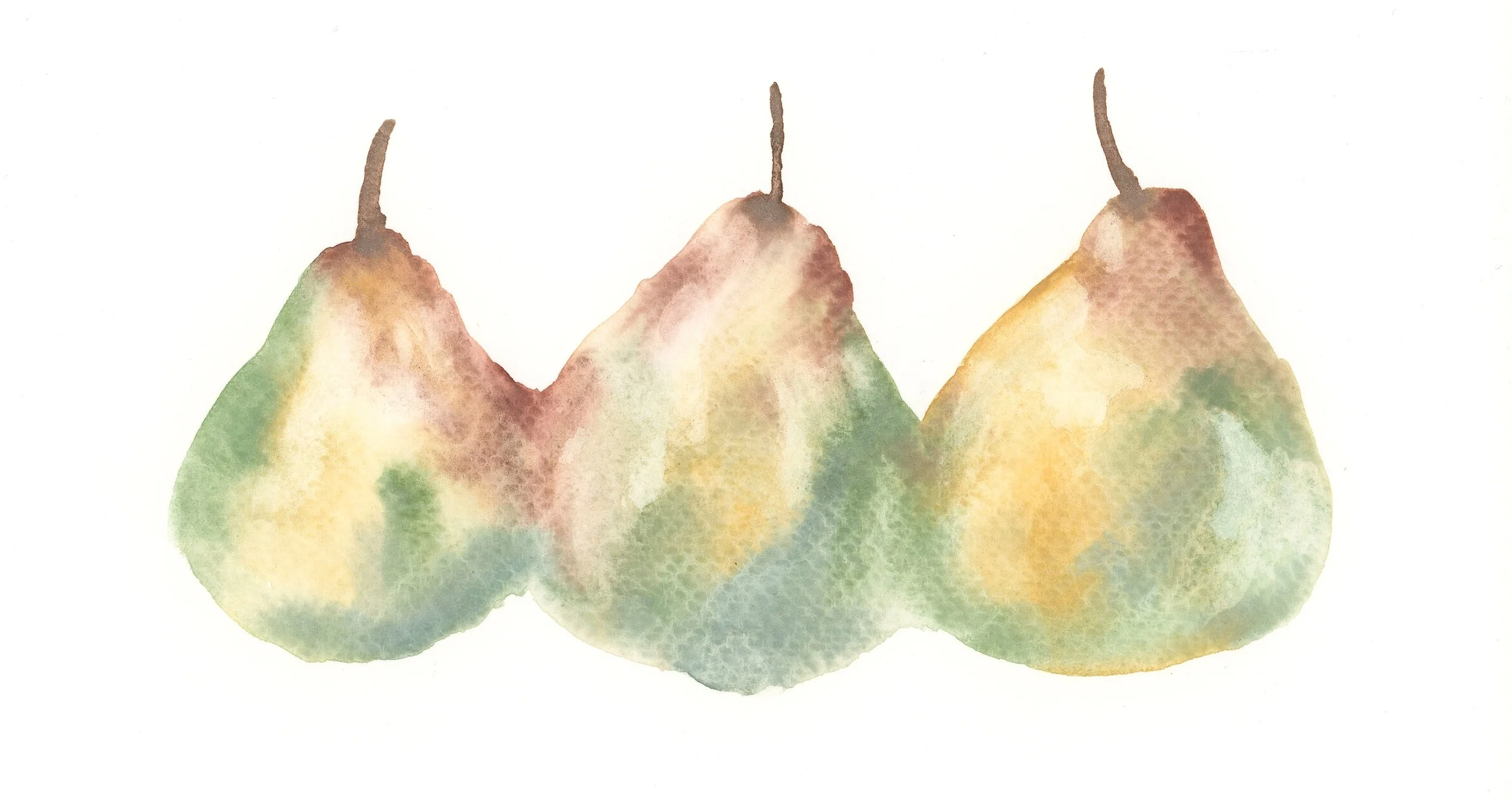 Painting Loose Watercolor Pears: A Spontaneous Fall Art Session