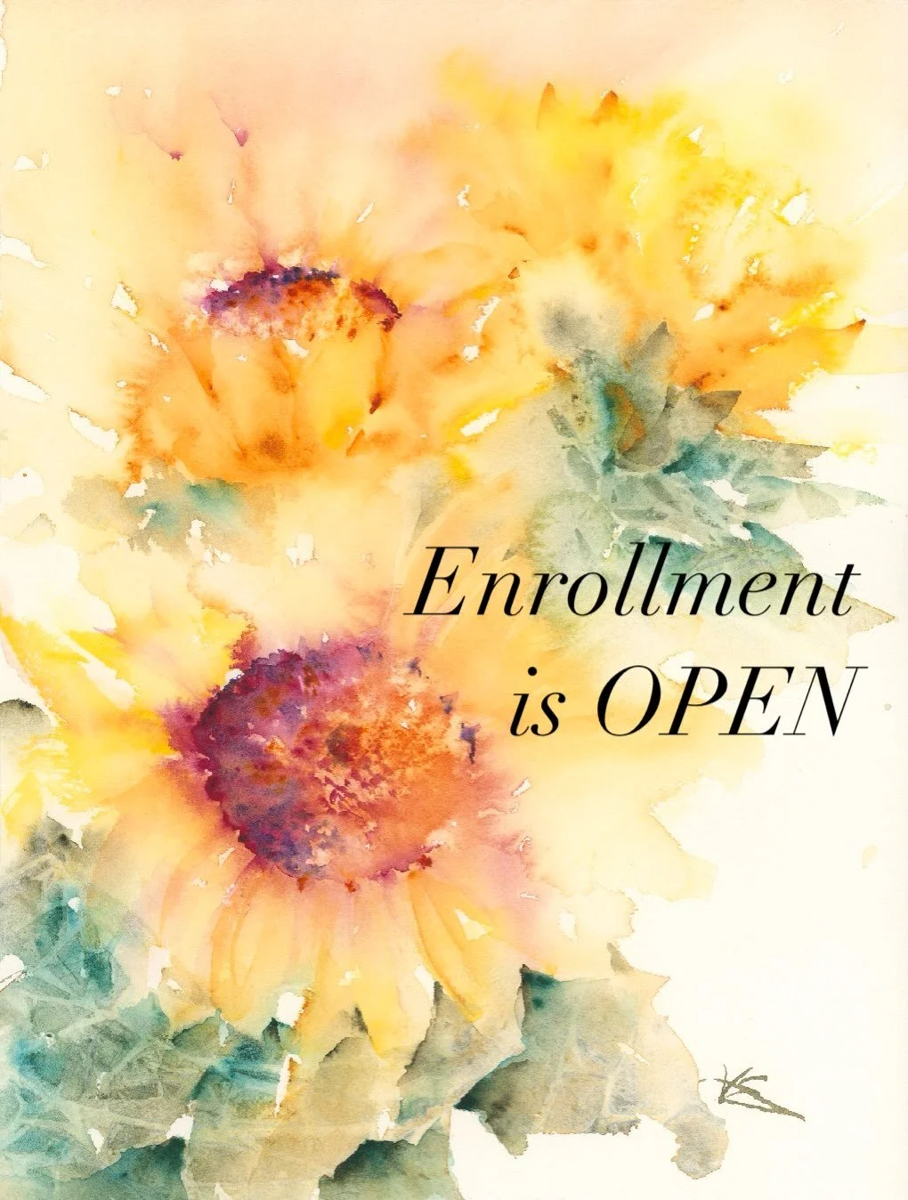 Watercolor doesn&rsquo;t have to feel stressful or precious.

Inside Fearless Florals, I guide you step by step through expressive floral painting &mdash; showing you how to test colors, build confidence, and paint with intention instead of fear. Thi