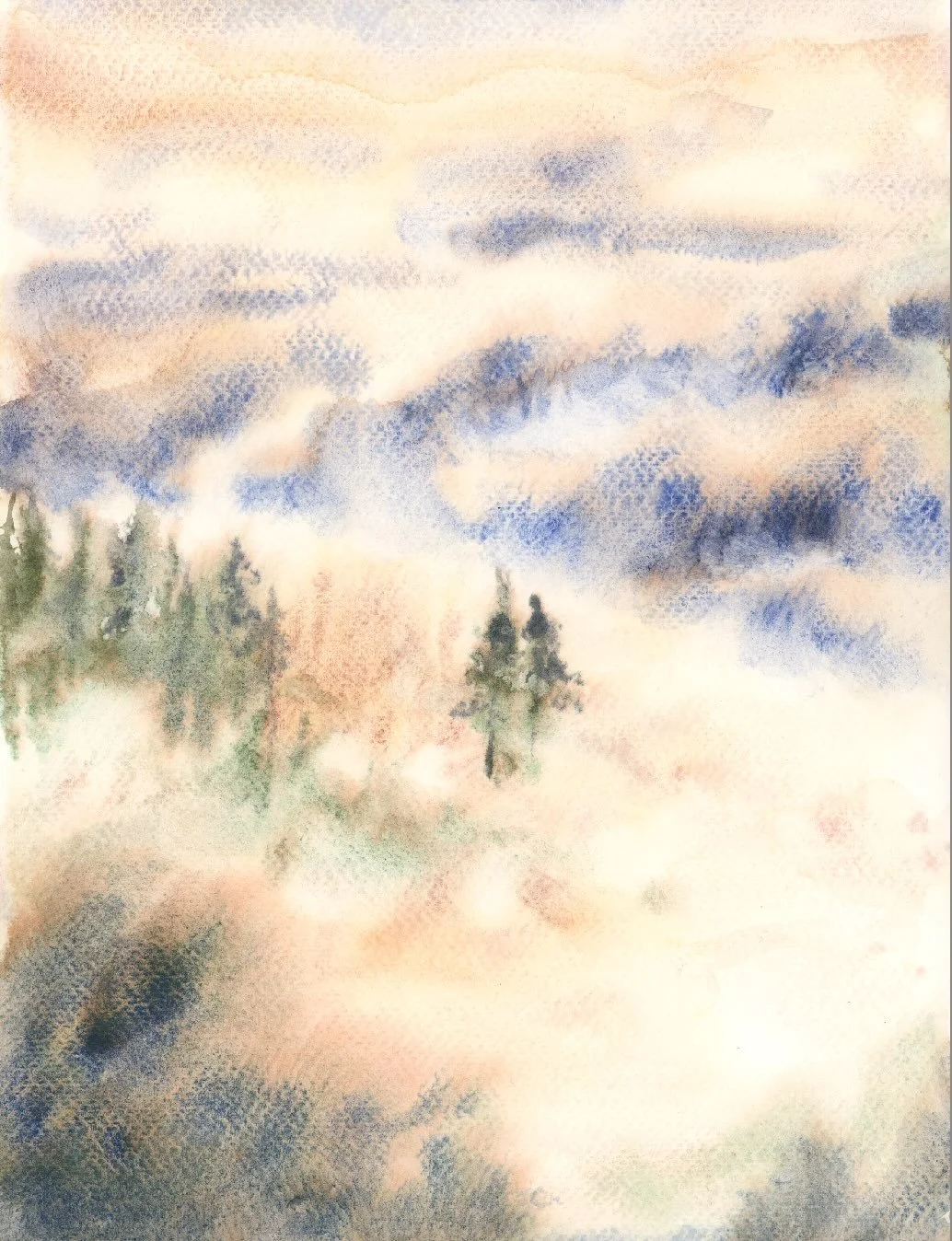 Got a viewer request for this week&rsquo;s YouTube watercolor demonstration. 

The reference image can be found in the description of my video so you can paint along to create your own misty landscape in a loose watercolor style. 

If there&rsquo;s a