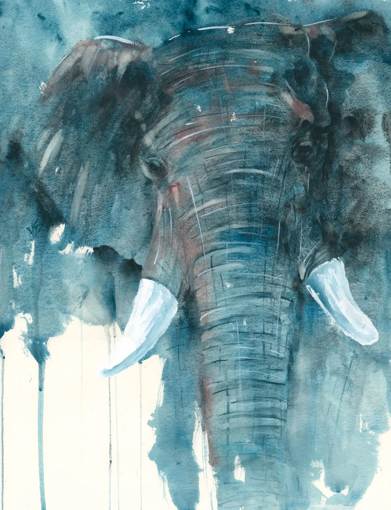 New demo! Learn how I painted this huge watercolor elephant using moody colors on Arches rough paper. 

Head over to my YouTube channel and paint along with me 🎨

#watercolortutorial #watercolorelephant #expressivepainting #boldwatercolor #learnwate