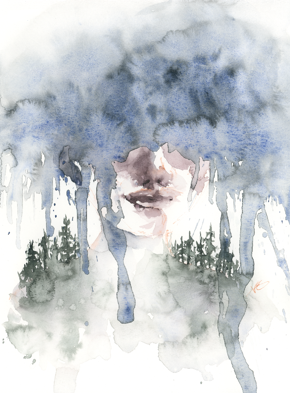 Surreal Portraits, Fountain Pens, and Painting Outside My Comfort Zone