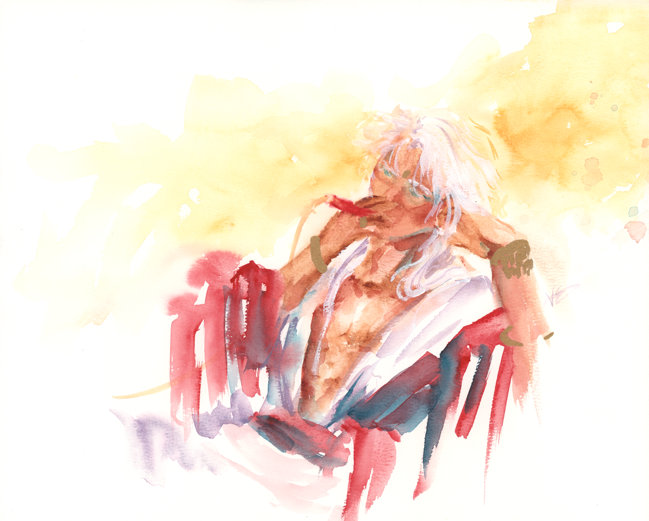 Taking Another Crack at Shuraka: A Loose Watercolor Figure Study