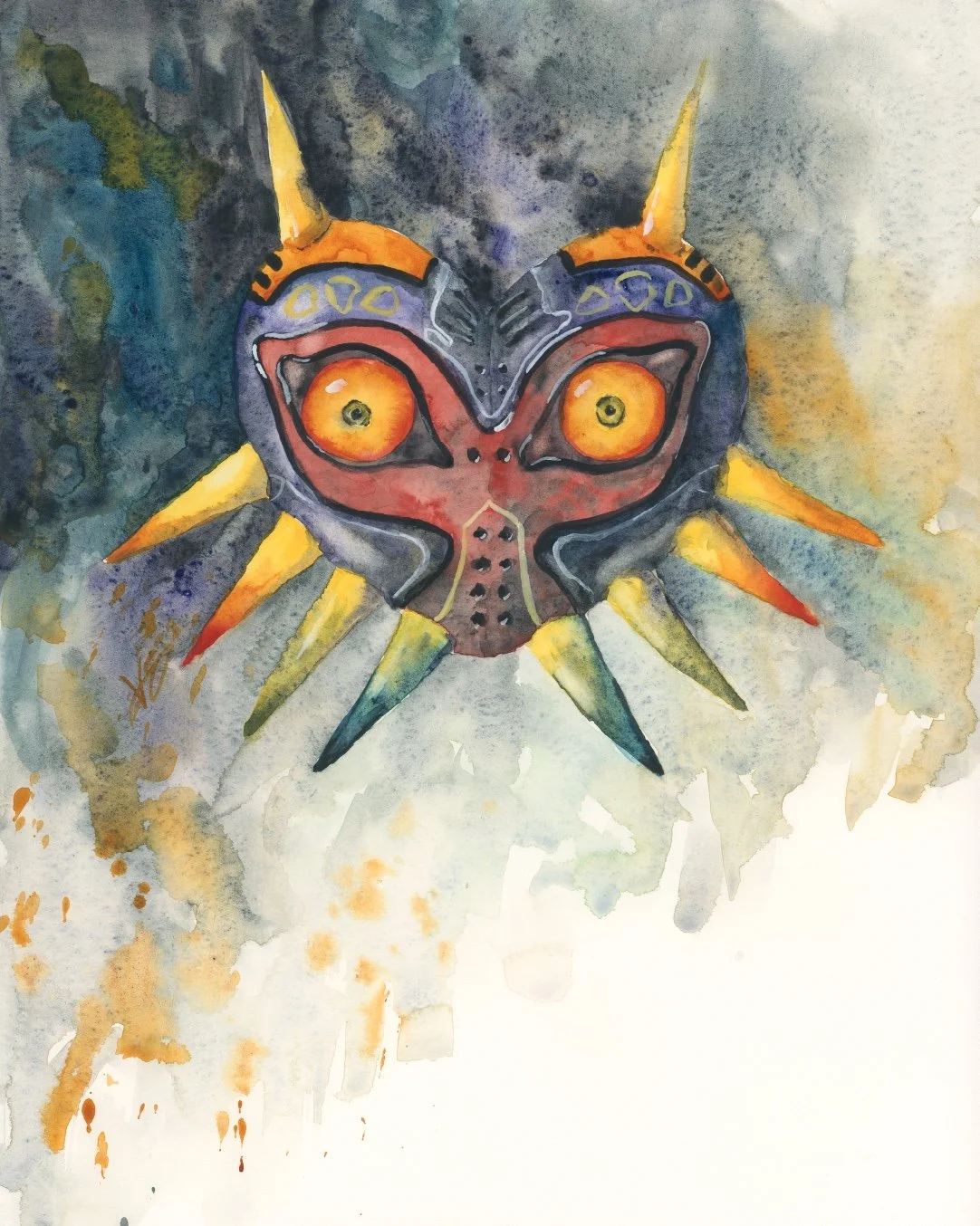 "Majora's Mask" 11x14 inches