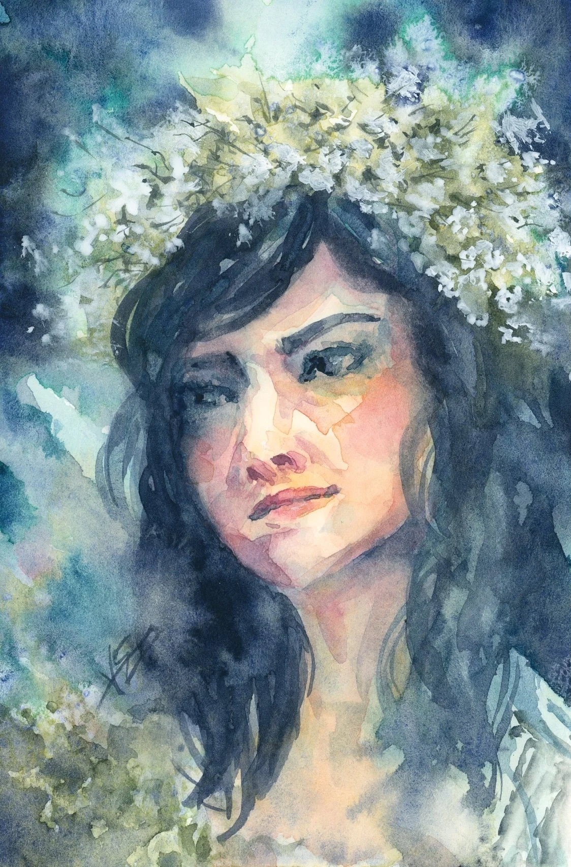 "Goddess Antheia" 4x6 inches