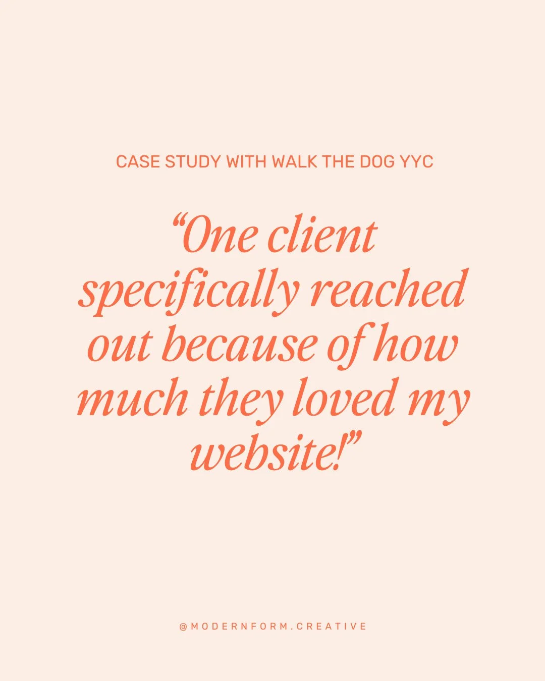 A deeper look at @walkthedogyyc 🐾⁠
⁠
I had the absolute pleasure of working on Erin&rsquo;s branding and website last year, and this project is such a good reminder that a website is about so much more than just looking &ldquo;nice.&rdquo;⁠
⁠
From i