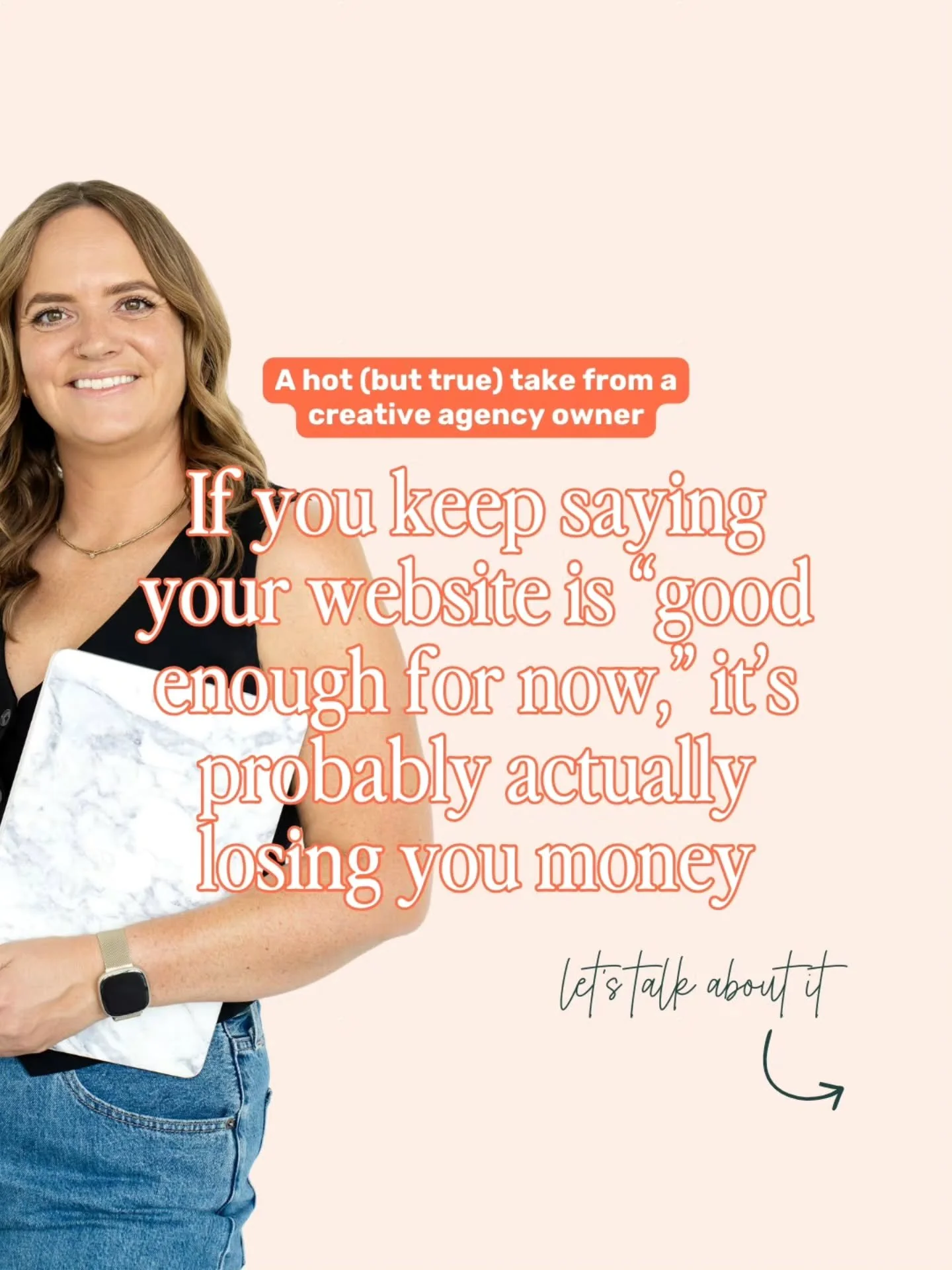 I see it all the time&hellip;⁠
⁠
Business owners either think they can DIY their website for now, or they convince themselves that it&rsquo;s &ldquo;good enough&rdquo; to just leave and revisit later. ⁠
⁠
And honestly? I get it. There&rsquo;s a lot o