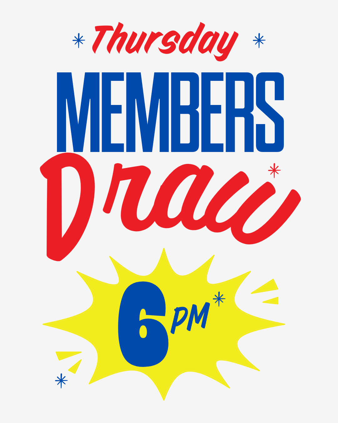 Colorful Australian dollar bills fanned out on a wooden surface, with a sports club logo for Alder Park New Lambton at the top and event information for a members' draw on Thursday at 6pm.