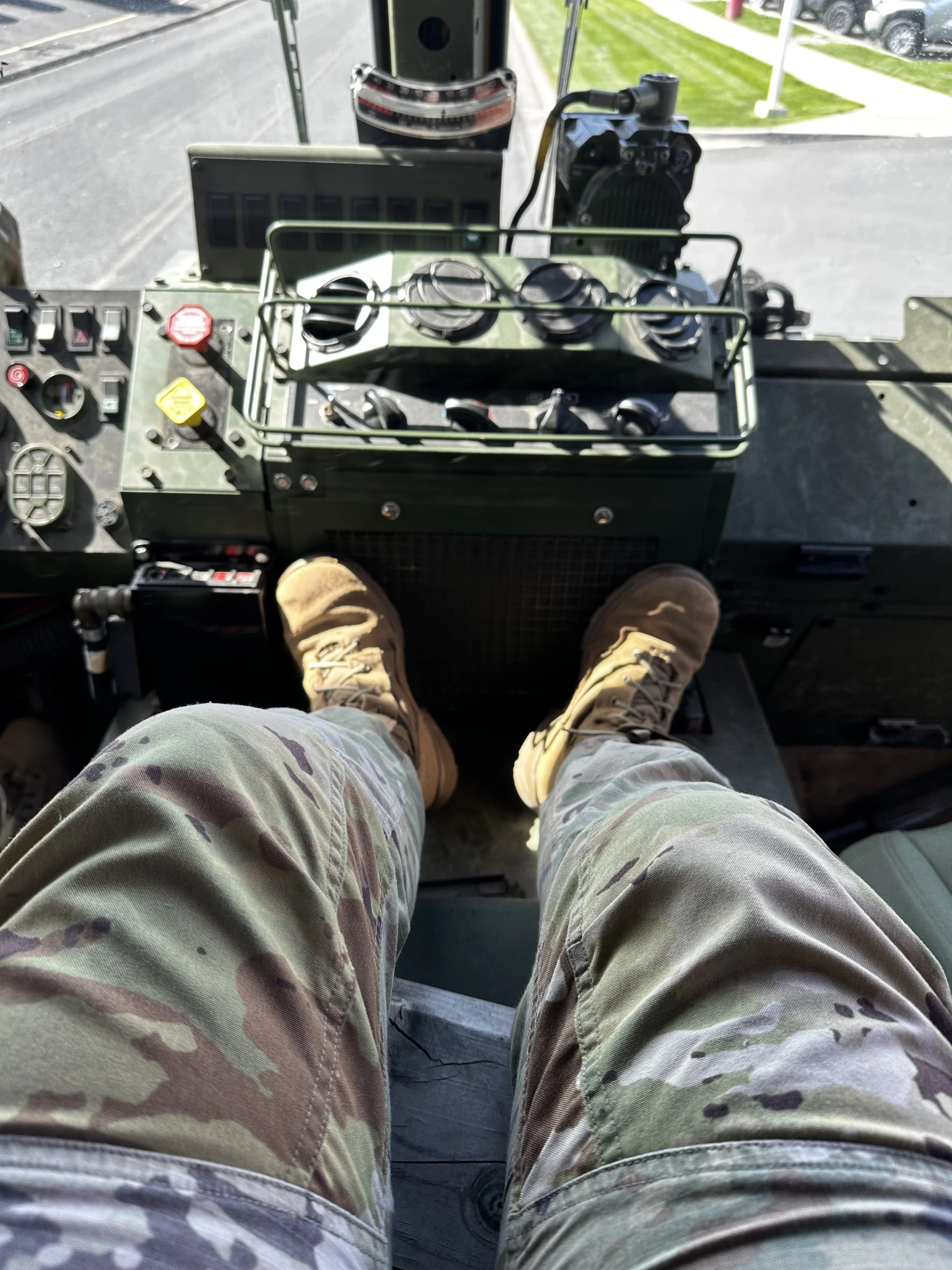 Harnack on duty: camo and cardio