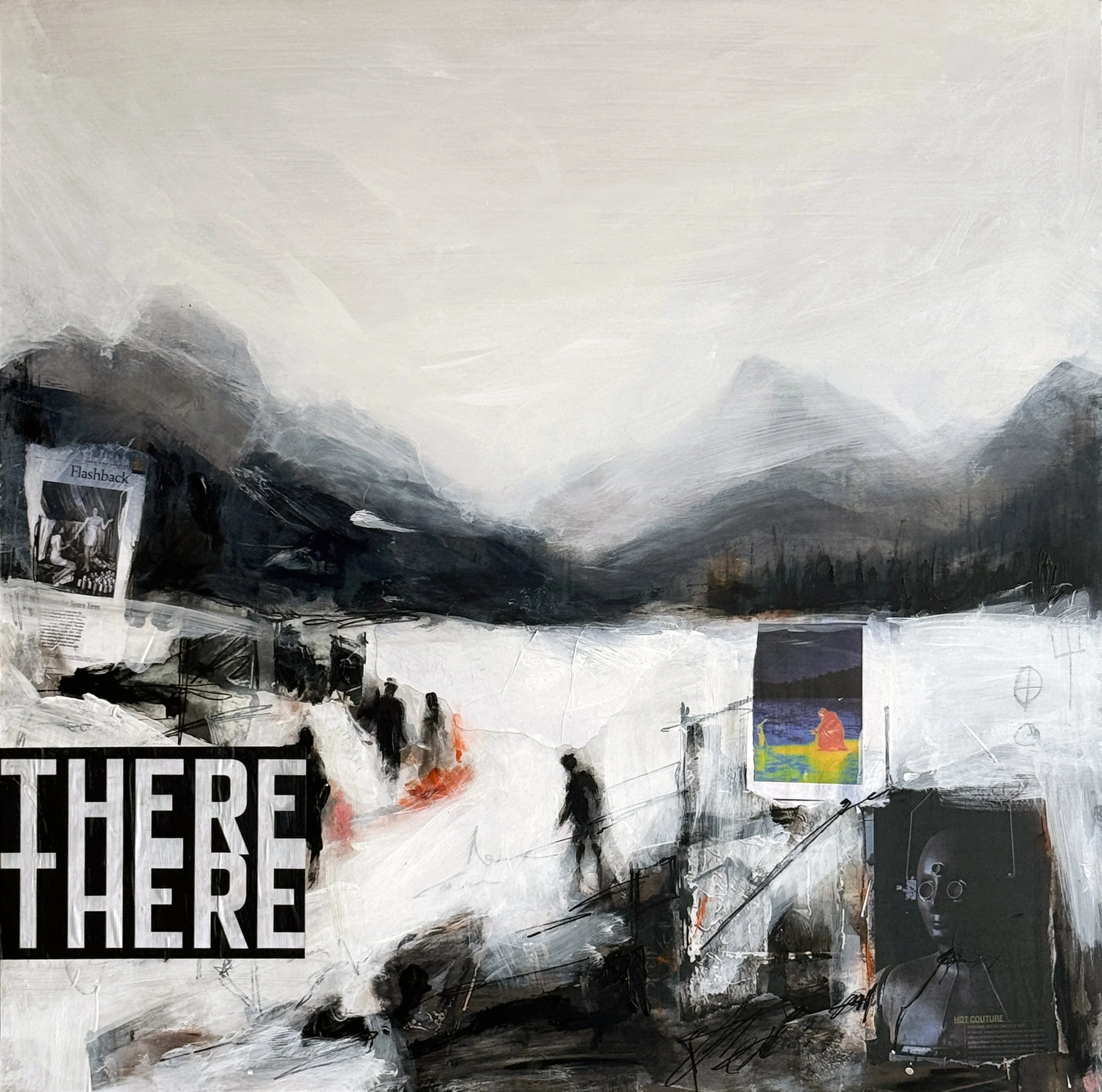 David Buetsche Mixed Media Painting Landscape Artwork