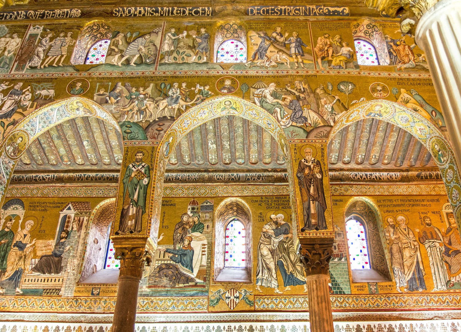 The glittering mosaics of Palermo's Palatine Chapel (photo: Andrea S, Flickr)