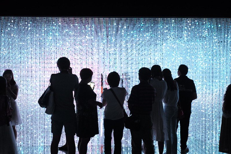 teamLab Borderless' immersive digital art, in Tokyo 