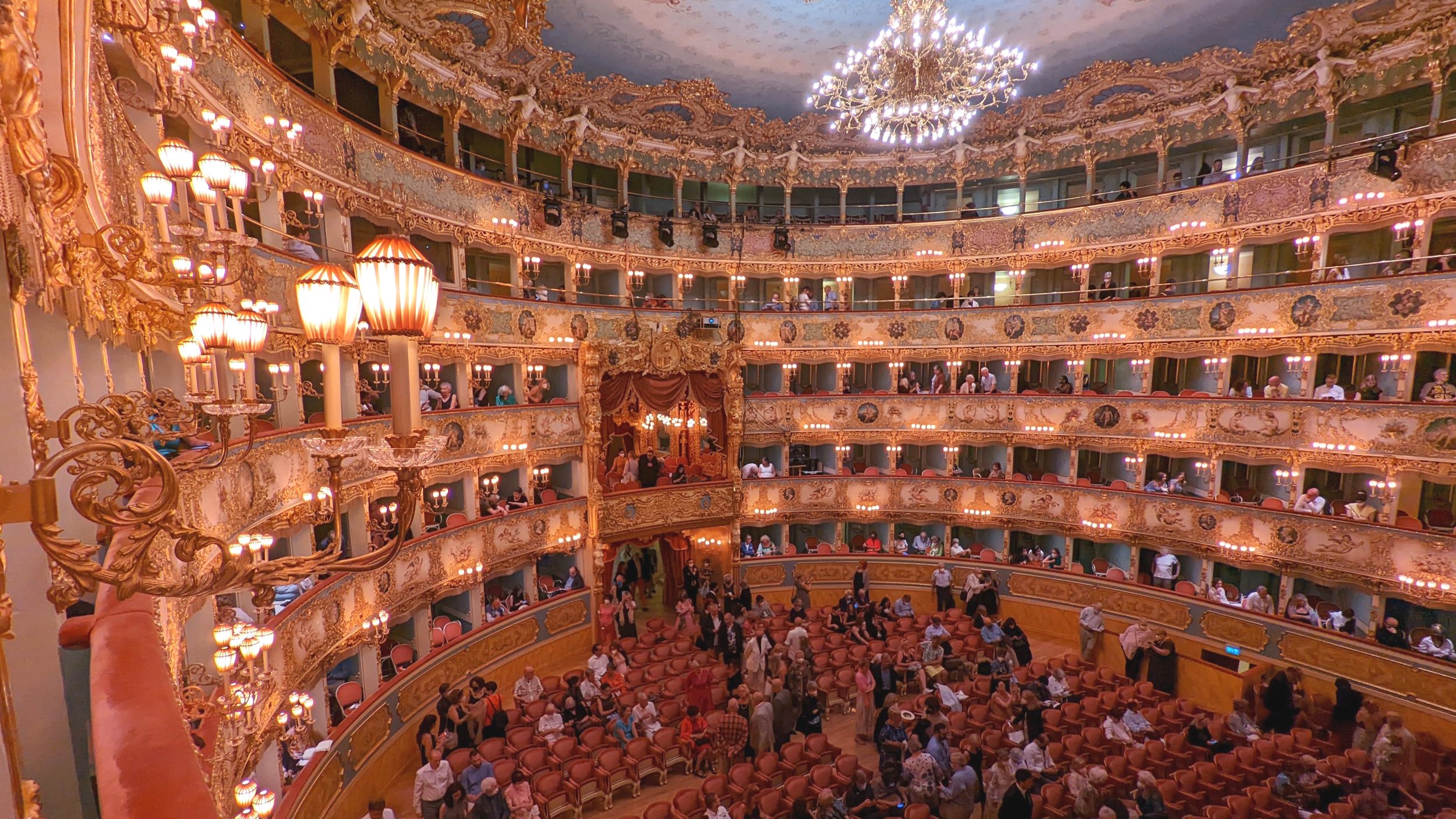 The triumphantly rebuilt opera house of La Fenice