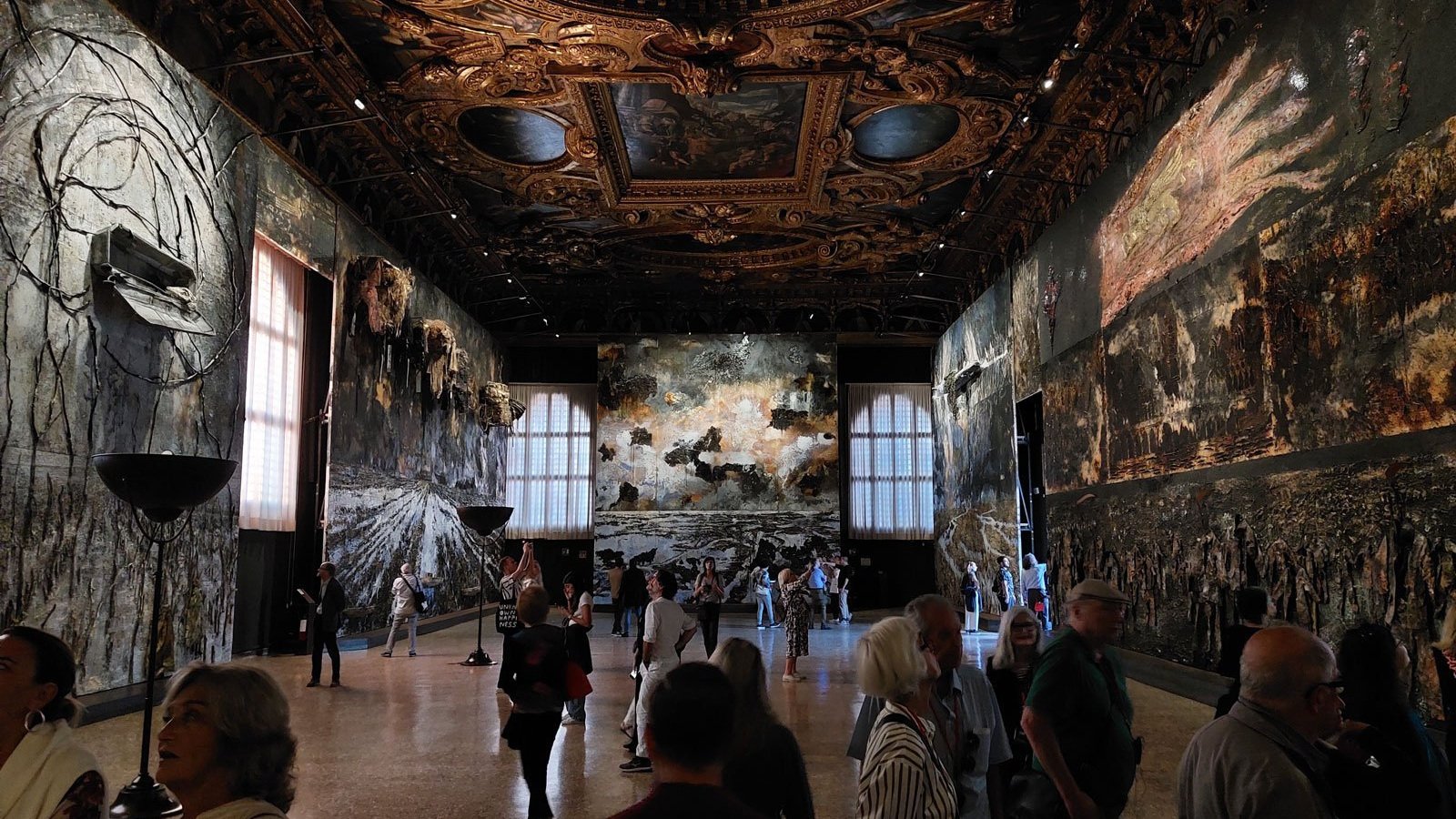 Anselm Kiefer at the Palazzo Ducale in 2022