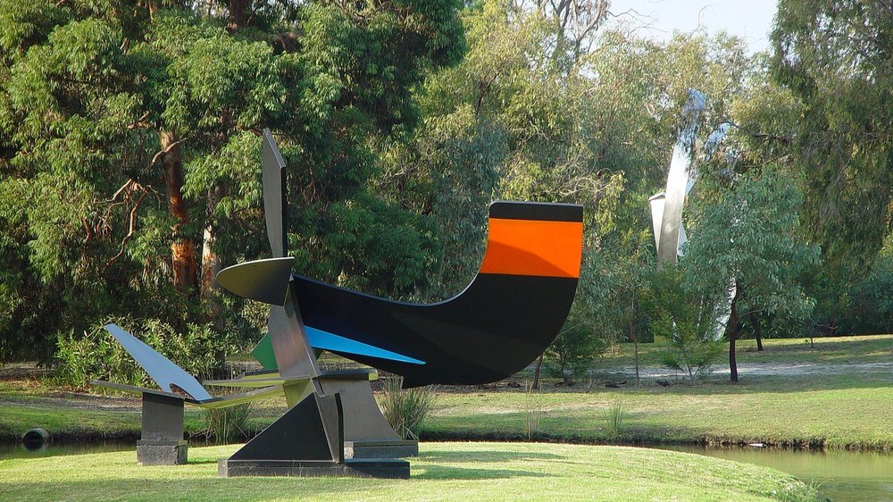 Inge King at McClelland Sculpture Park. Ph: Robin Whittle
