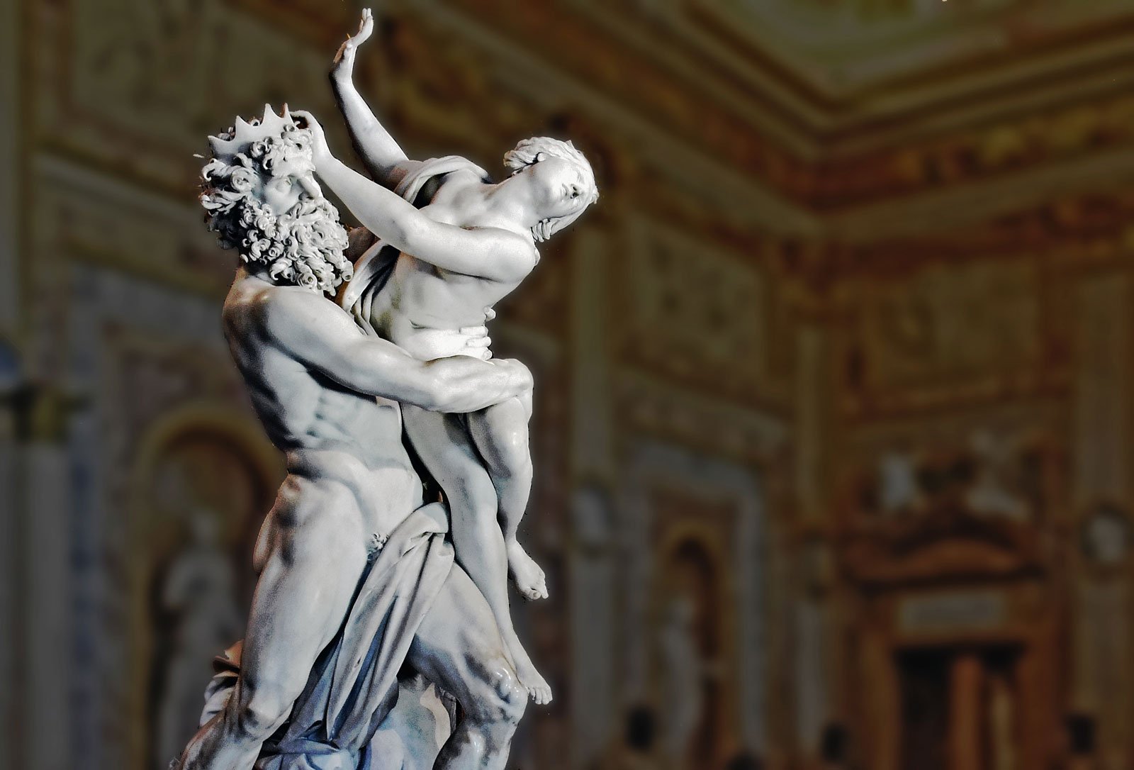 Bernini's baroque drama, in the Galleria Borghese (photo: Hervé Simon, Flickr)
