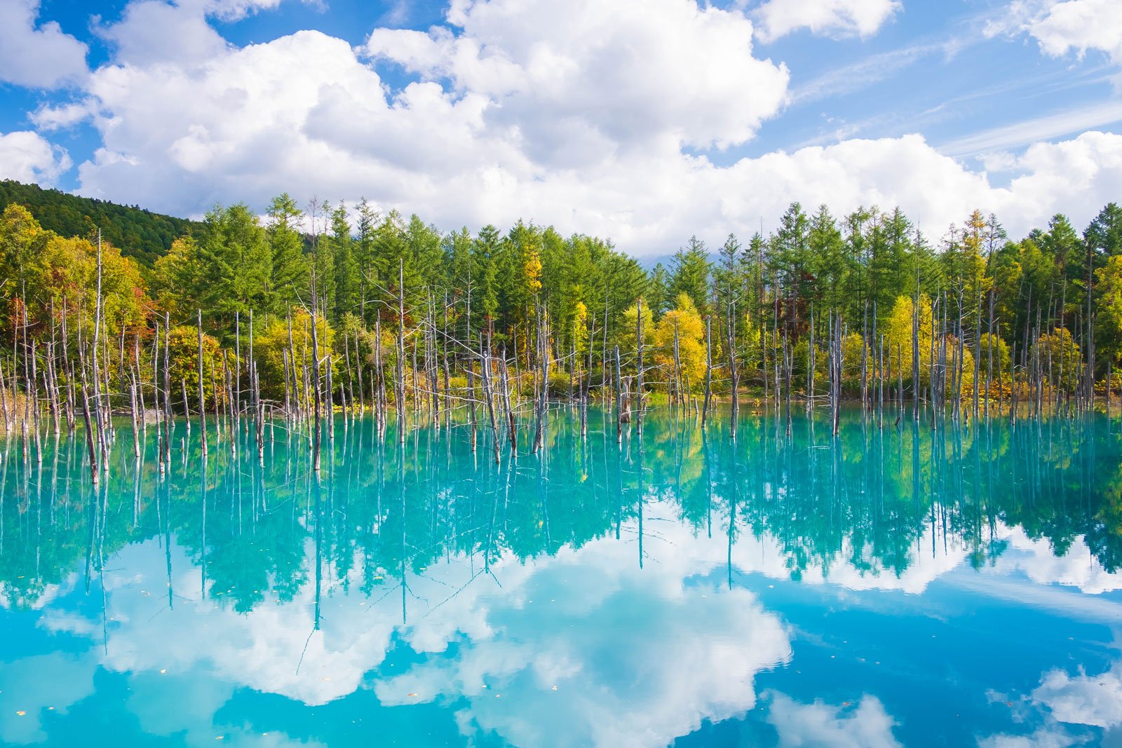 The Blue Pond, near Furano