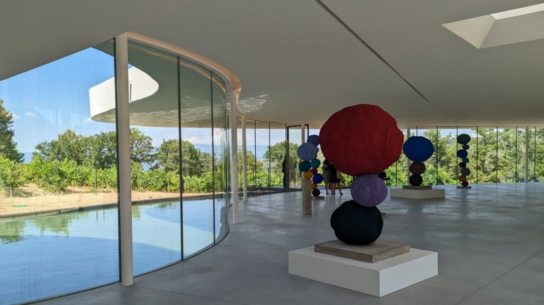 Modern art and architecture meet stunning scenery at Château La Coste