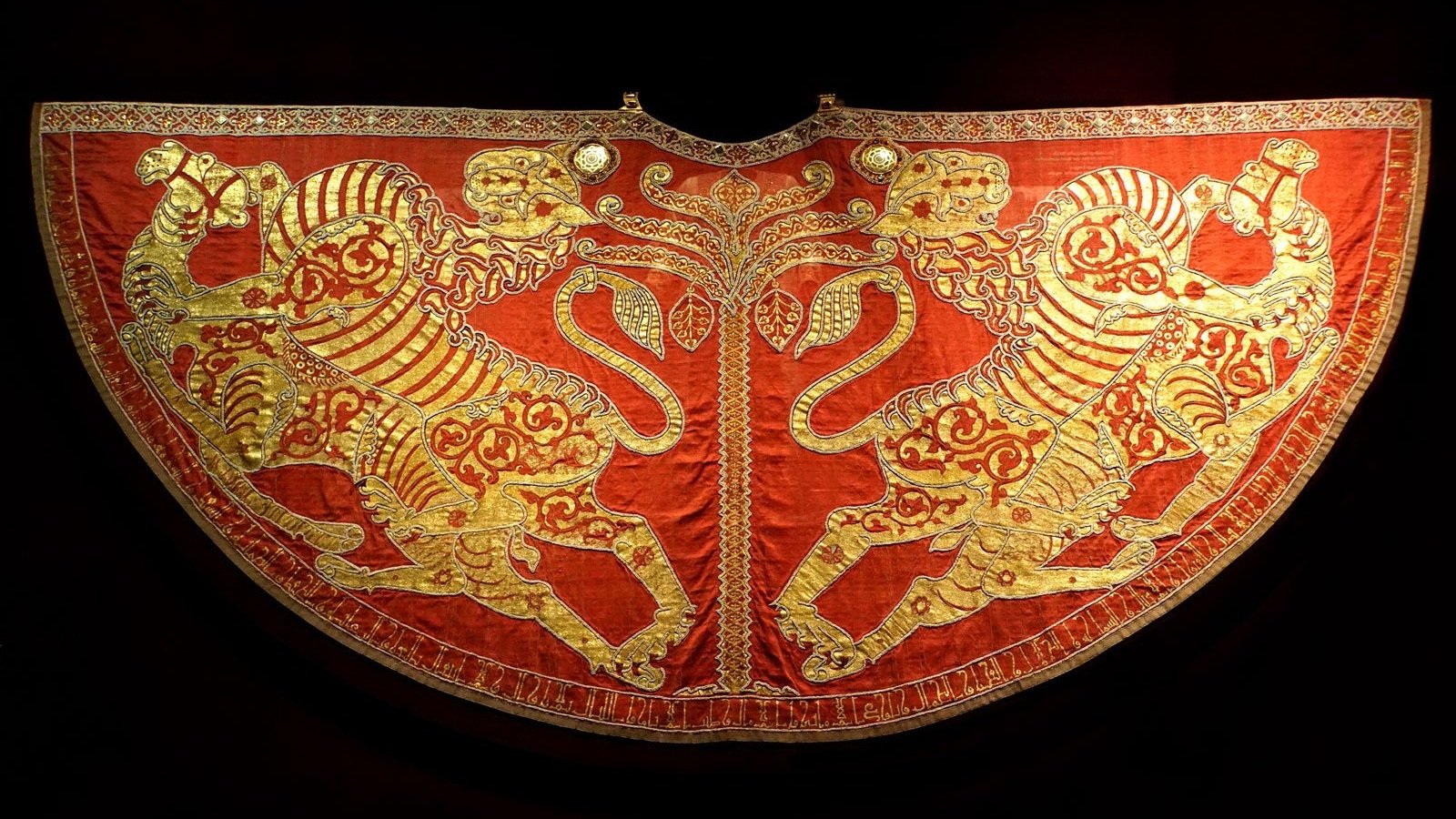 Coronation robes of the Sicilian Norman kings, now in Vienna's Imperial Treasury