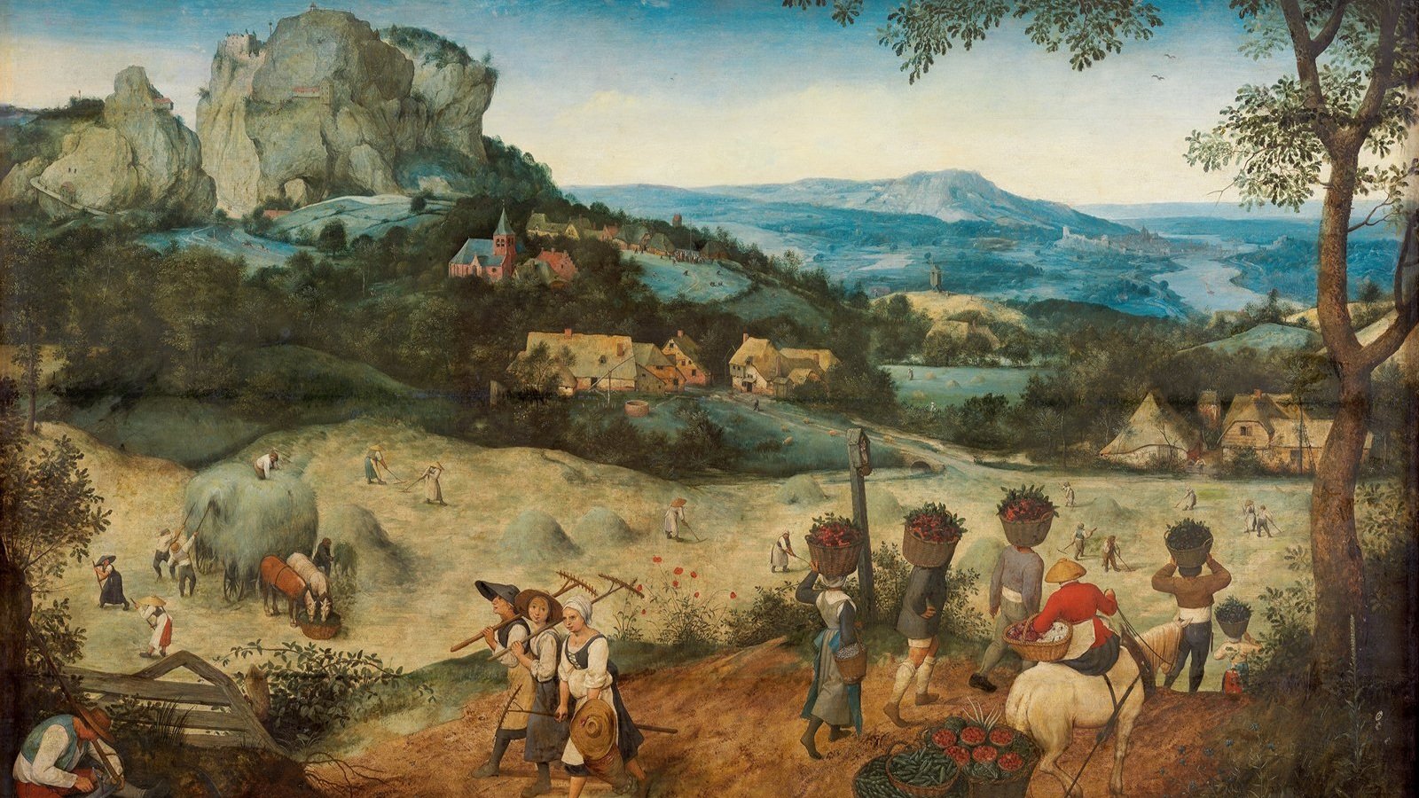 Bruegel's "Haymaking", one of the treasures of Prague's Lobkowicz Gallery