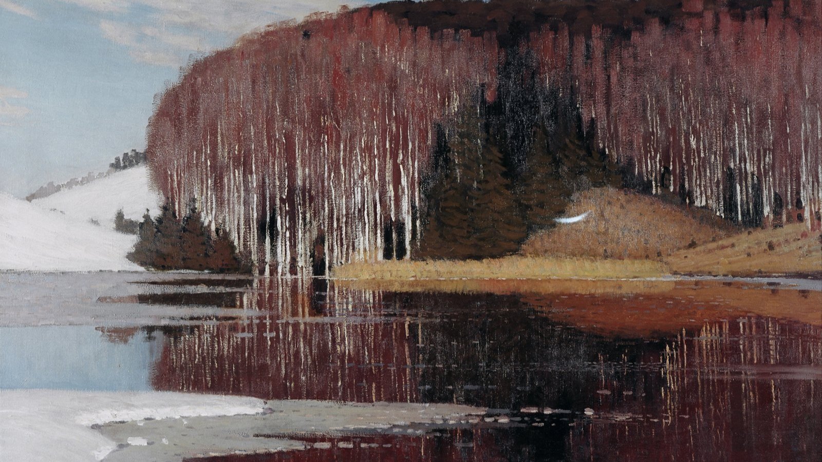 Vilhelm Purvītis, Spring Waters, Latvian National Museum of Art