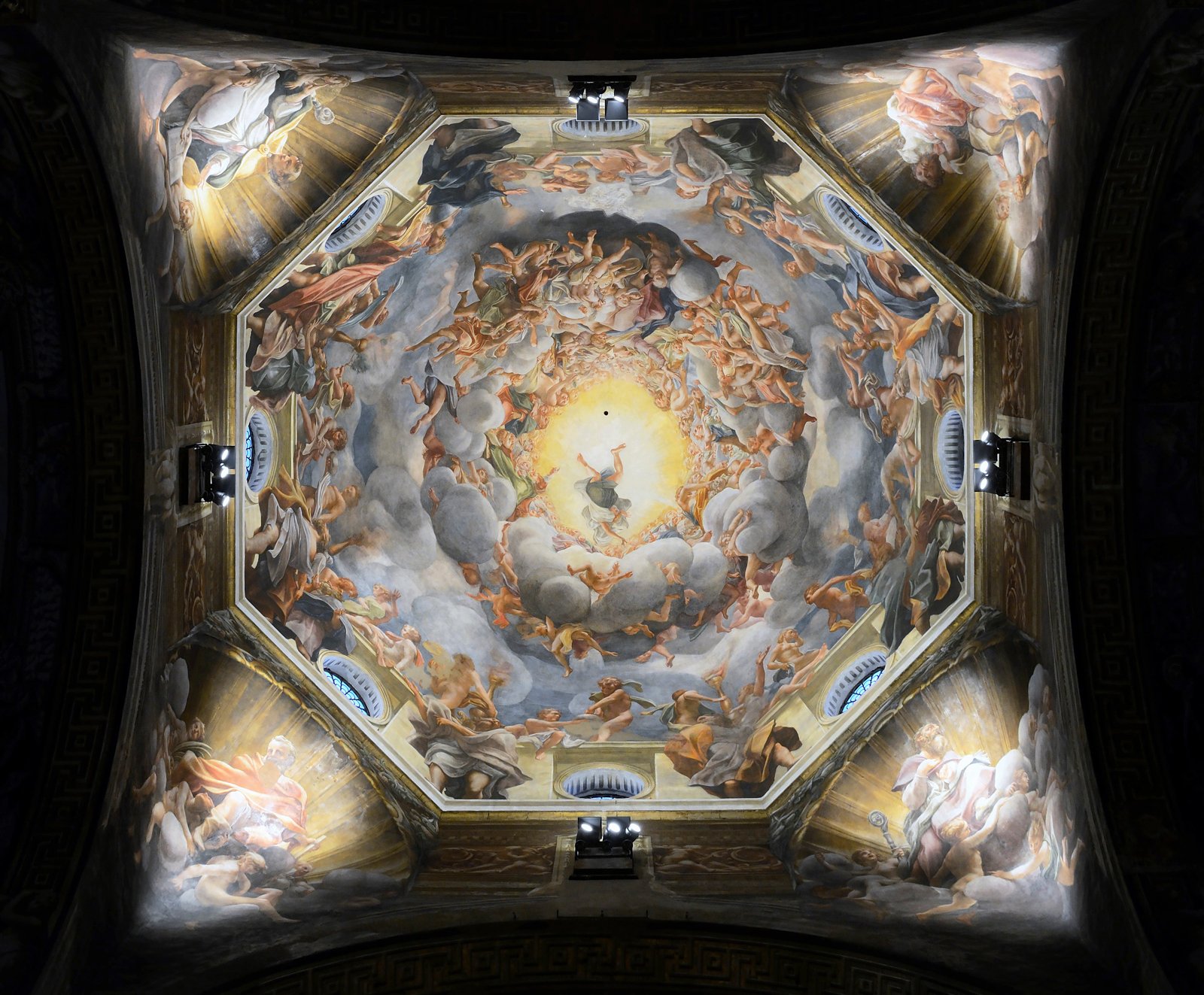 Correggio's glorious vault frescoes in Parma cathedral (image: Livio Andronico)