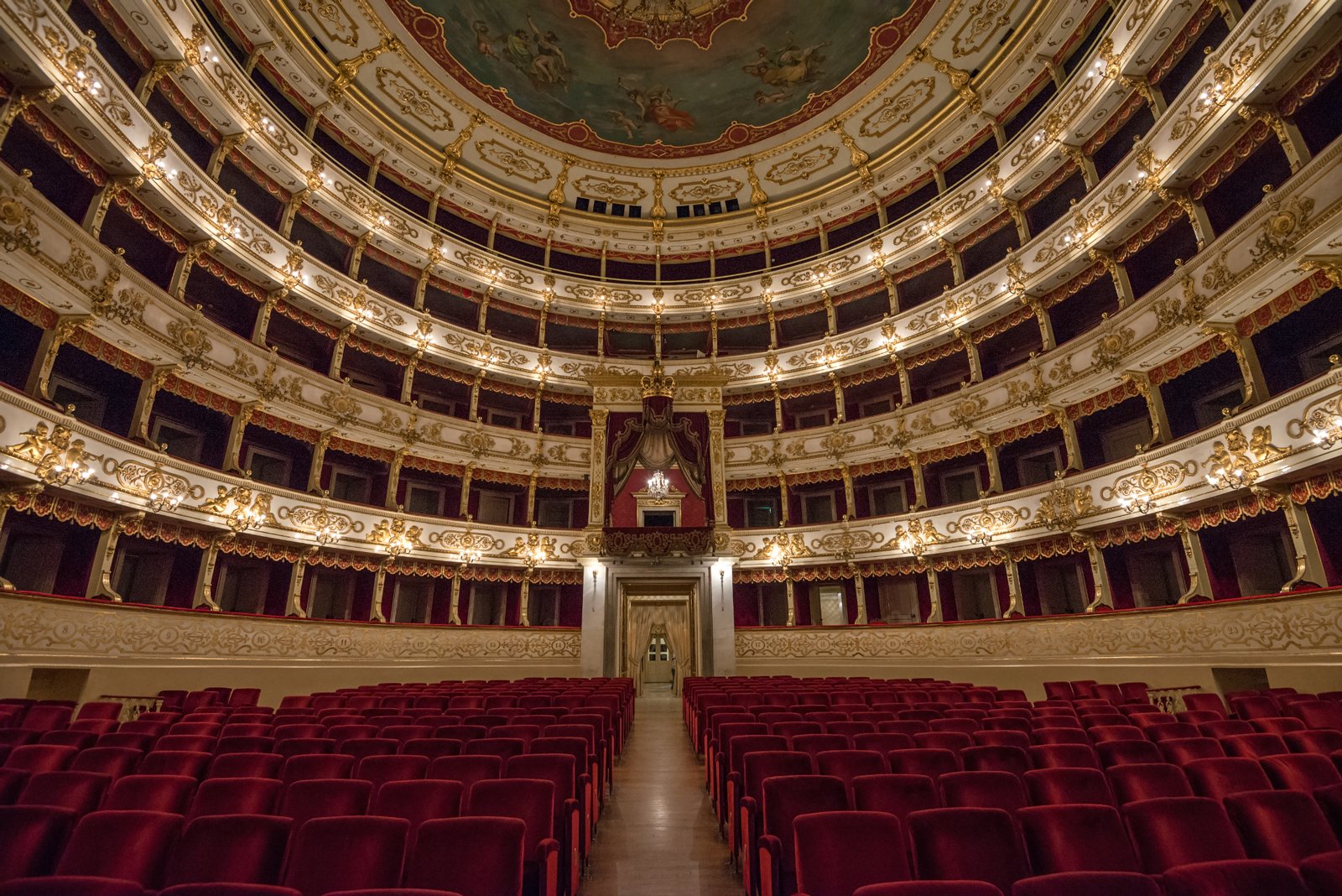 Inside the Teatro Regio, Parma's stately jewel (image: Nicola Mazzocato)