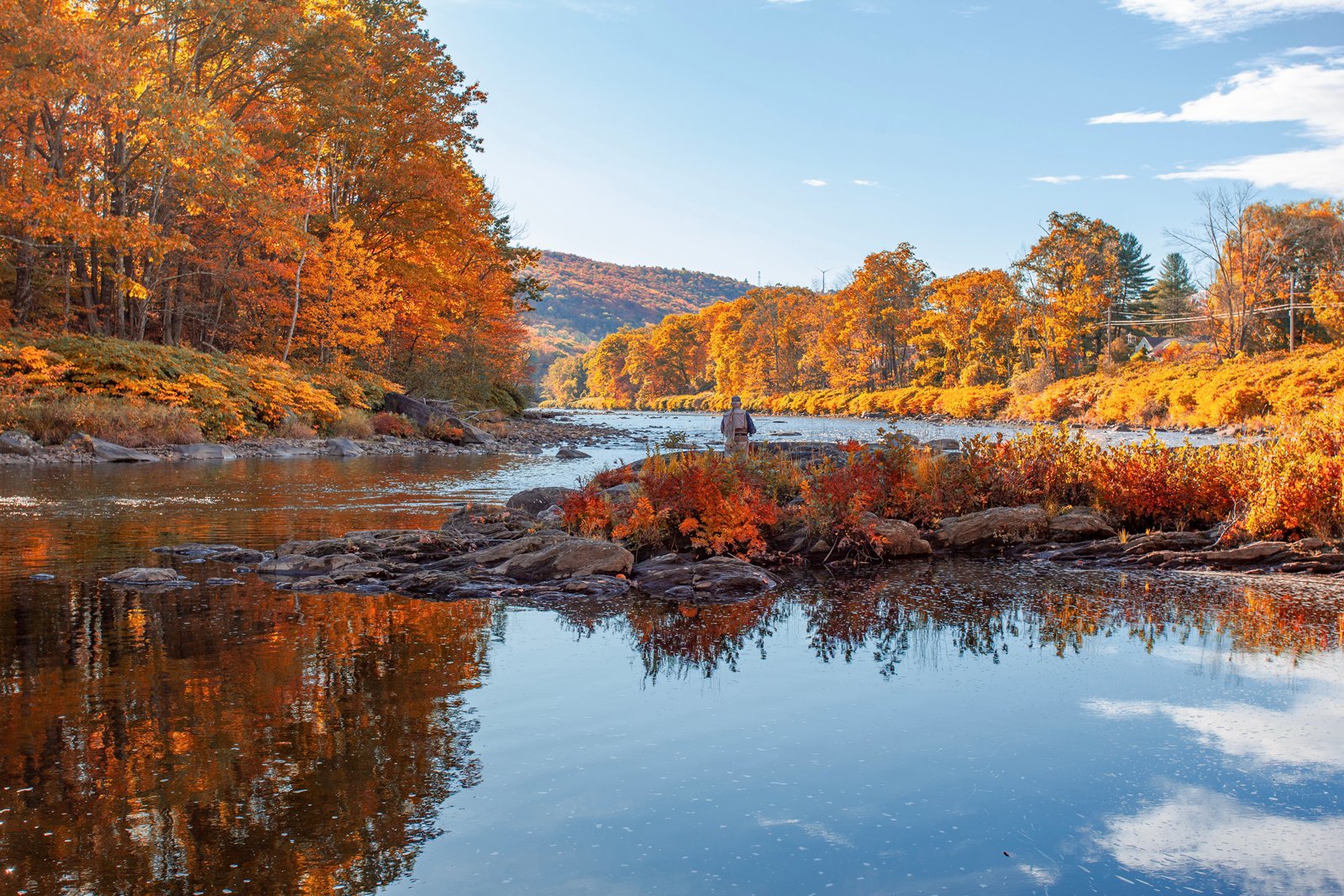 The Berkshires in their autumnal glory, long a refuge for artists and writers
