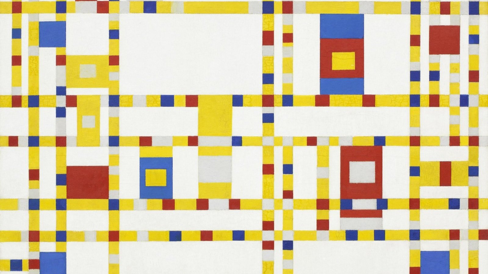 New York-inspired art, with Piet Mondrian's classic, Broadway Boogie Woogie (MoMA)