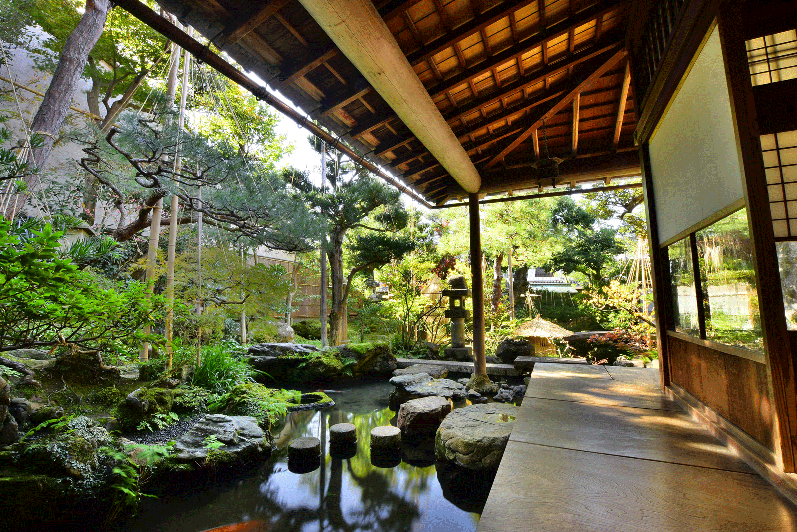 The Nomura House in Kanazawa, associated with the powerful samurai of the Edo period