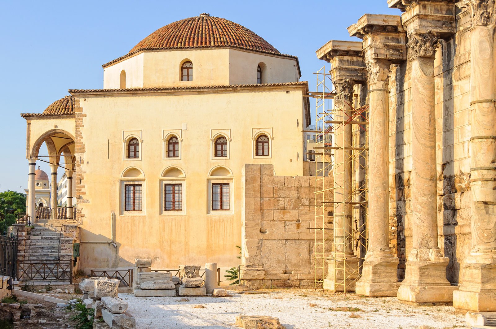 Mosque and the Library of Hadrian
