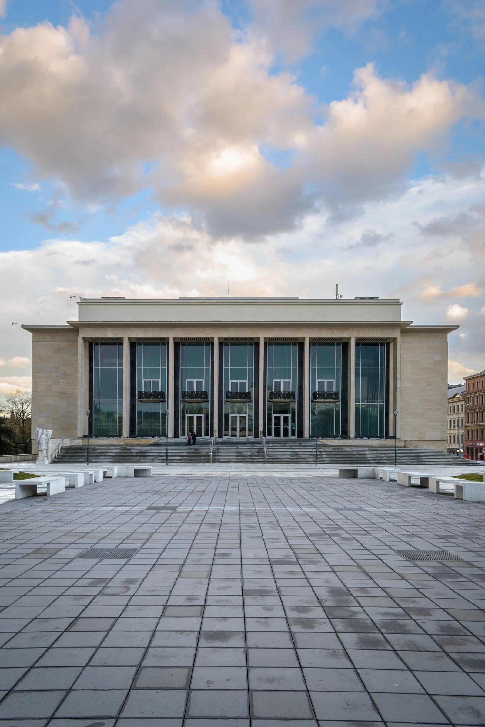 View of the Janacek Theatre in Brno
