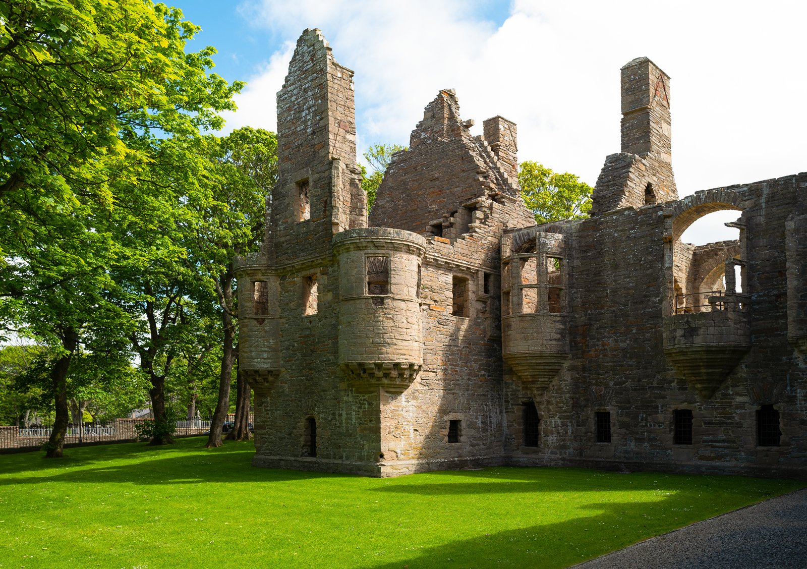 The ruins of the Bishop's Palace, Kirkwall