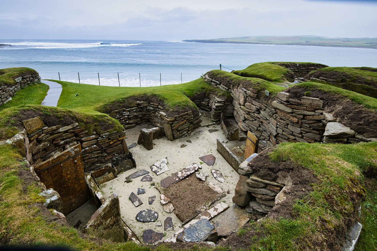 UNESCO-listed Skara Brae Neolithic village