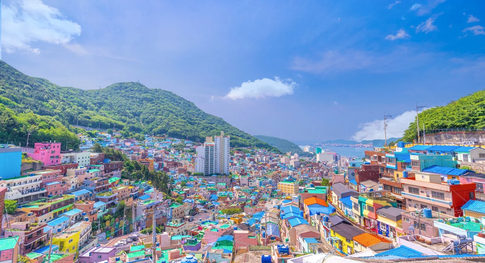 One of Busan's colourful cultural precincts