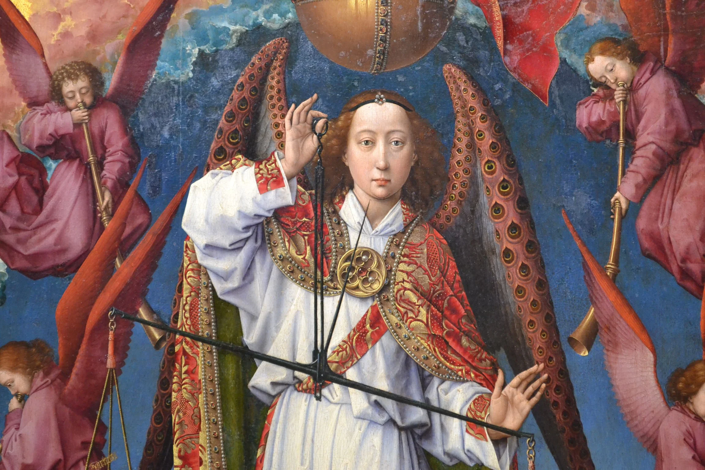 Detail from Van der Weyden's Last Judgement triptych (Legendes Lorraines, Flickr, CC BY SA 3.0)