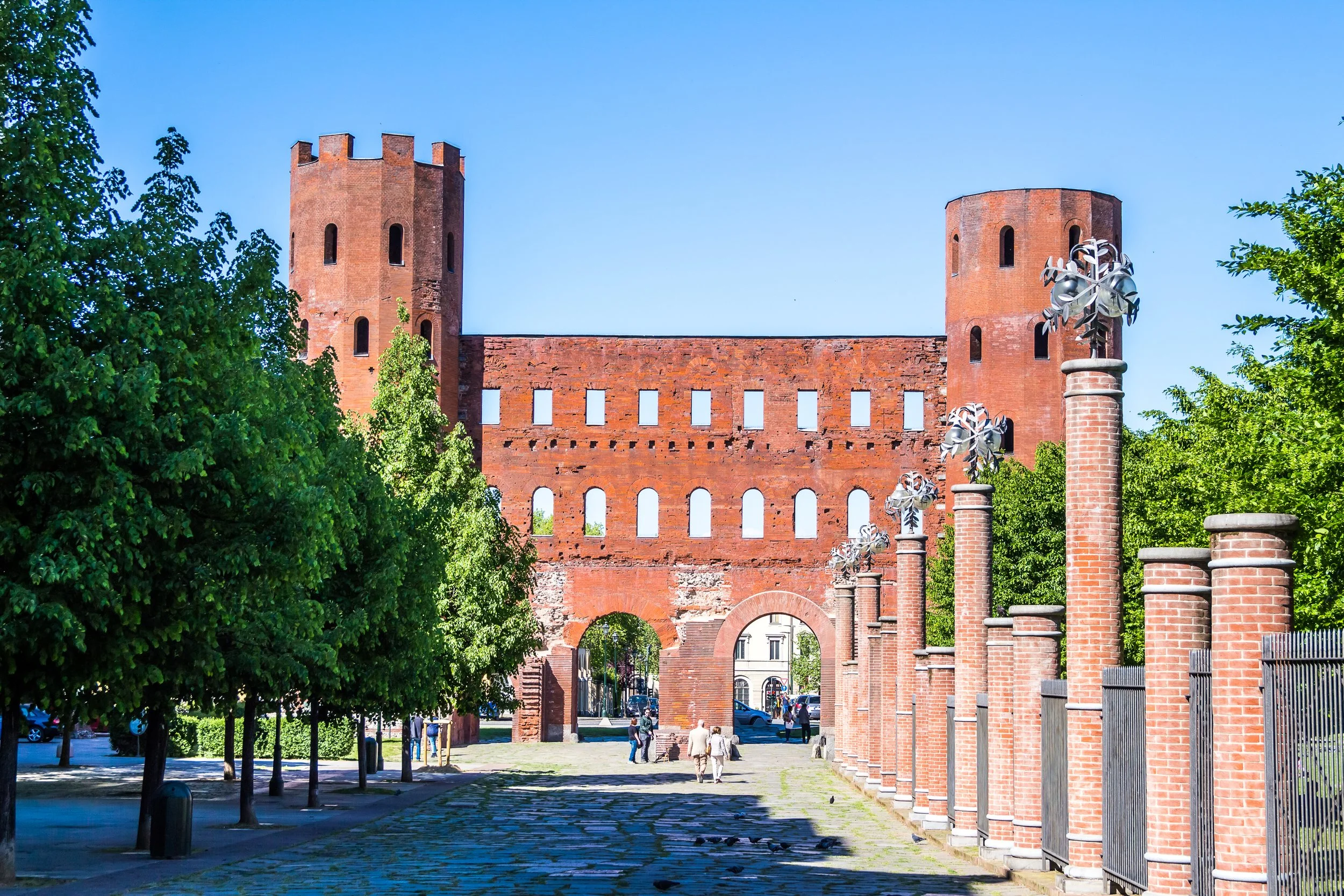 Turin's Roman city gate