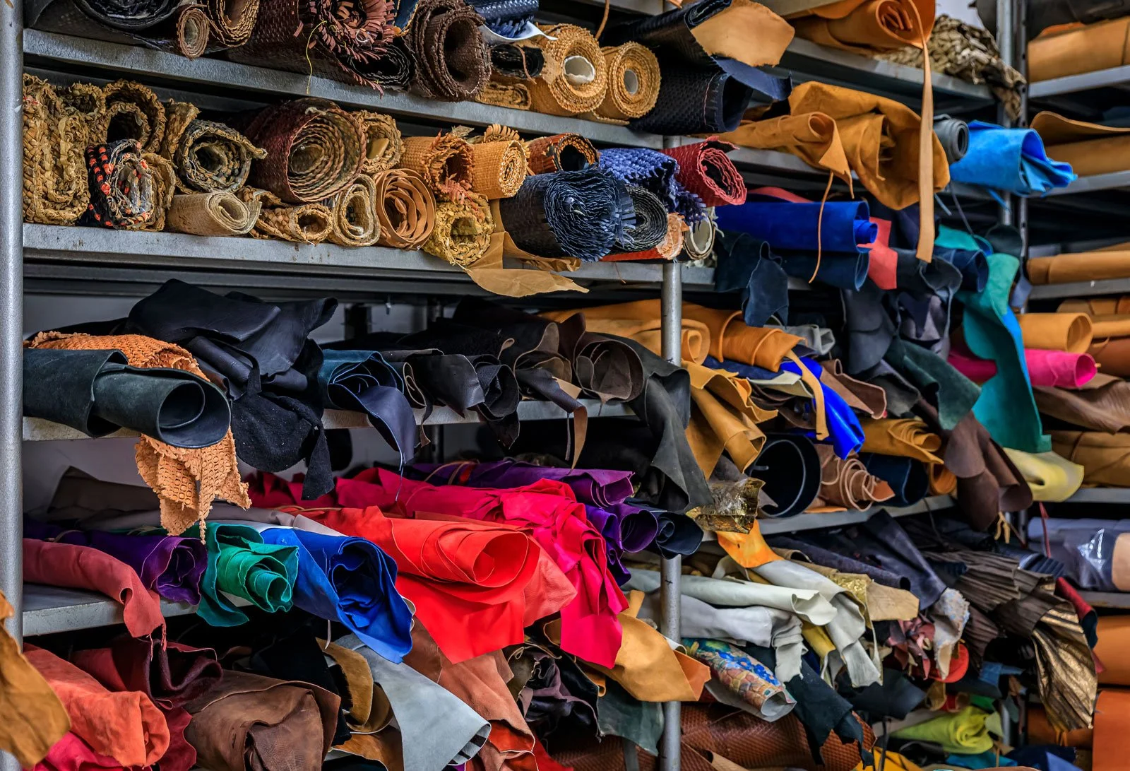 A leather workshop in Florence