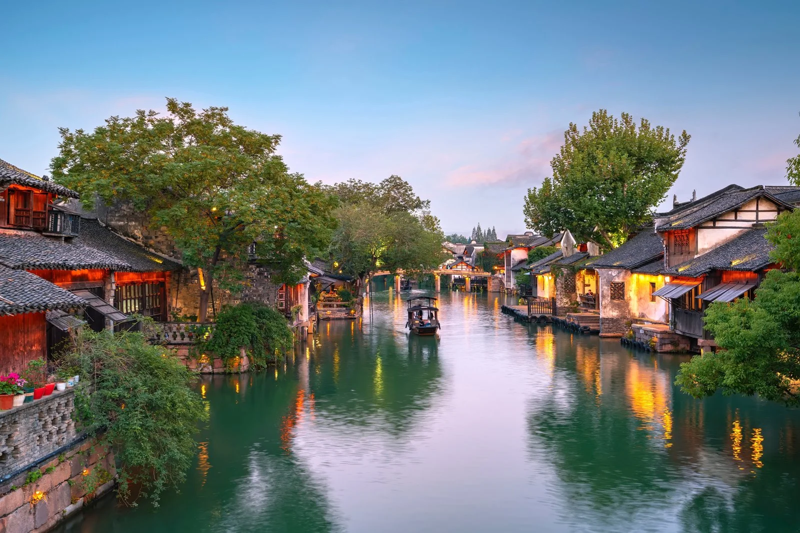 The canals of historic Wuzhen, on our extension tour