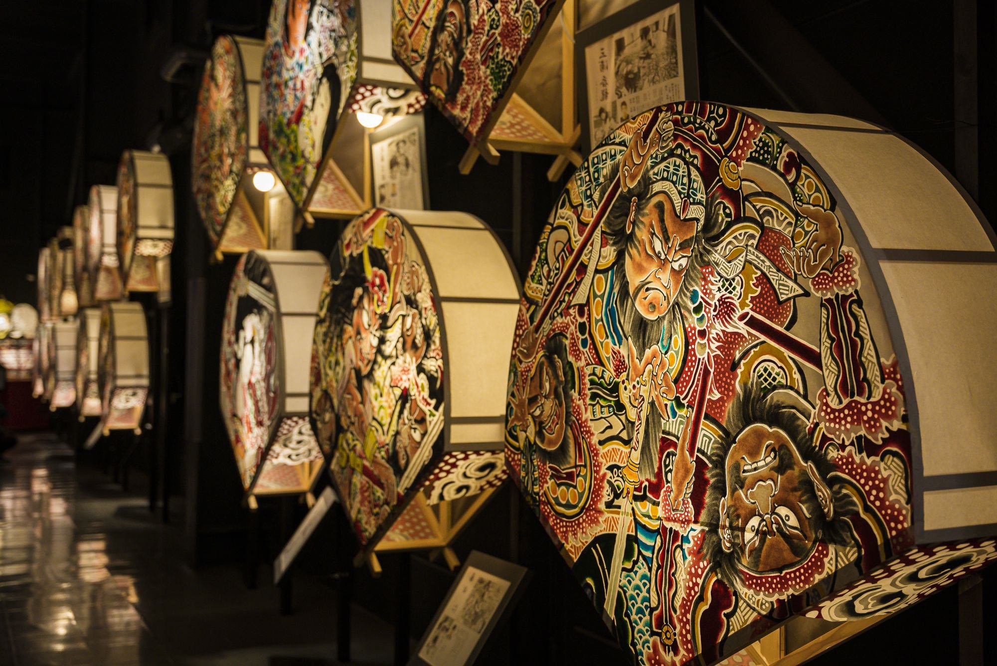 Nebuta lanterns in Hirosaki