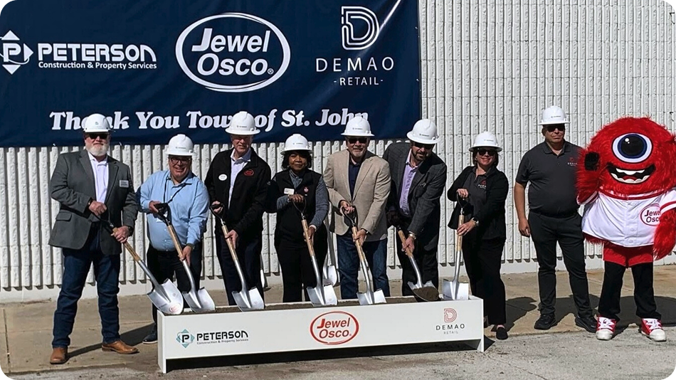 Groundbreaking Celebration Marks Start of Jewel-Osco in Saint John, Indiana