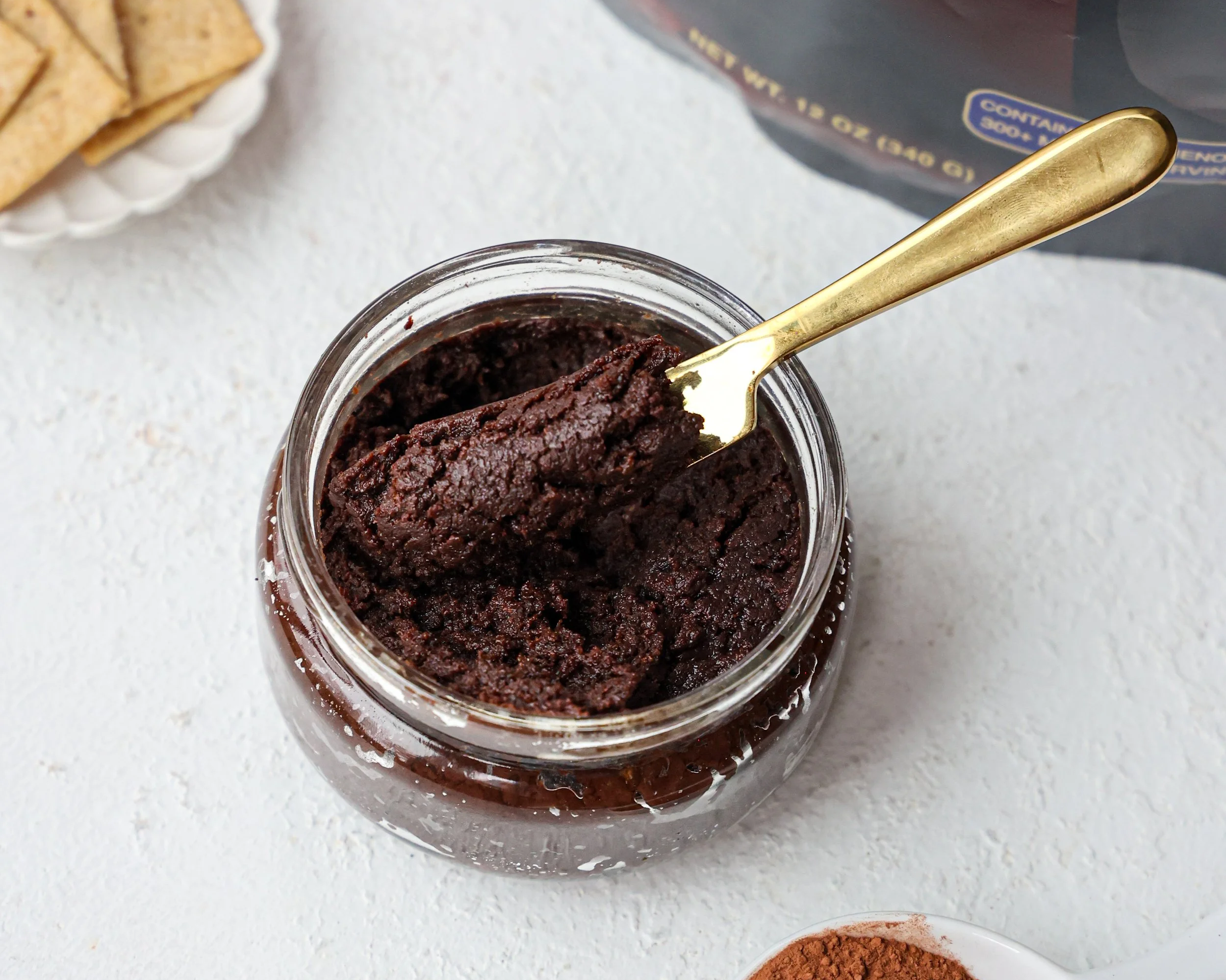 🍫 Vegan Brownie Butter (10 oz) — Silky, Clean &amp; High-Polyphenol Cocoa Spread