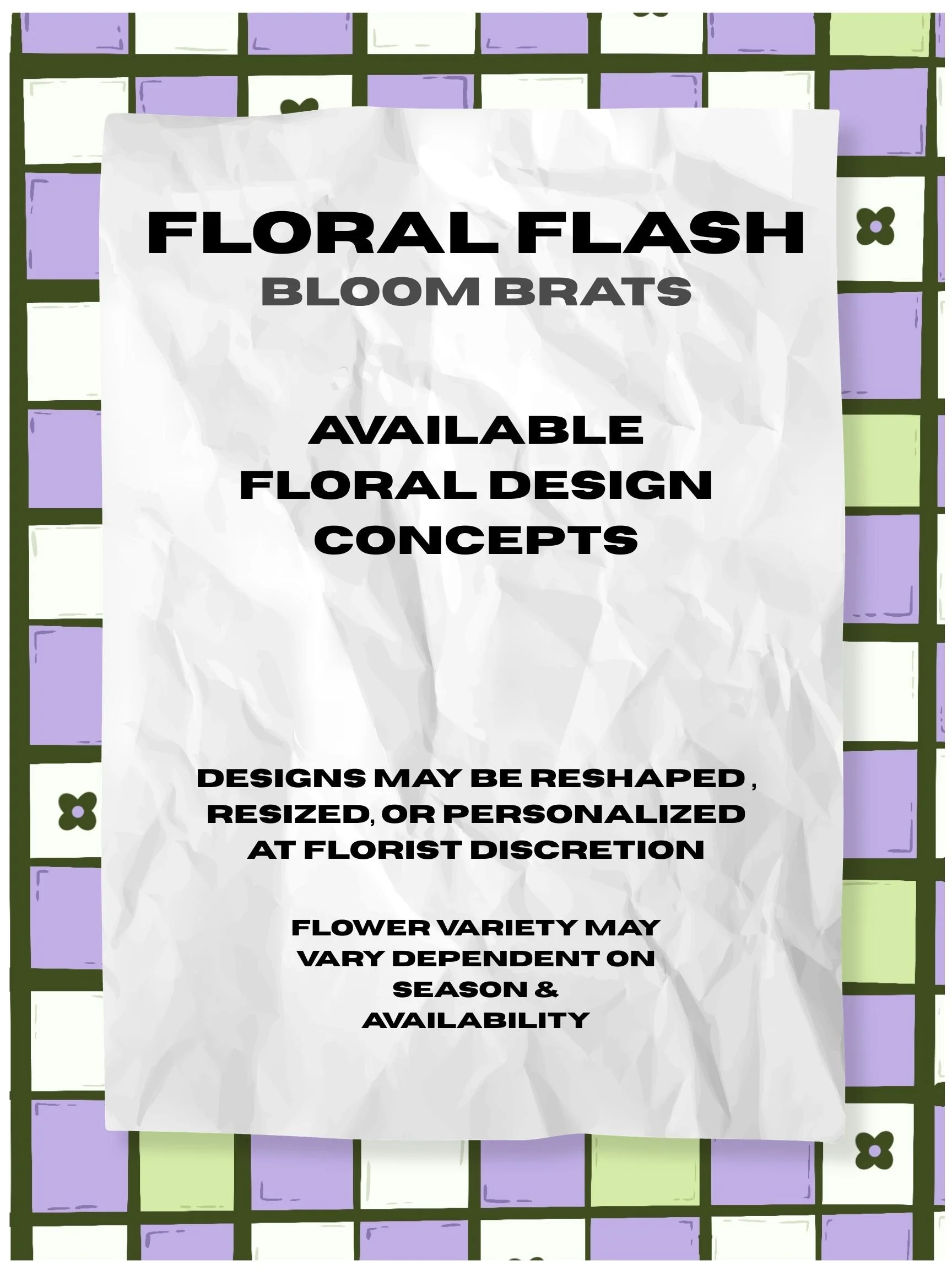 Available Floral Concepts