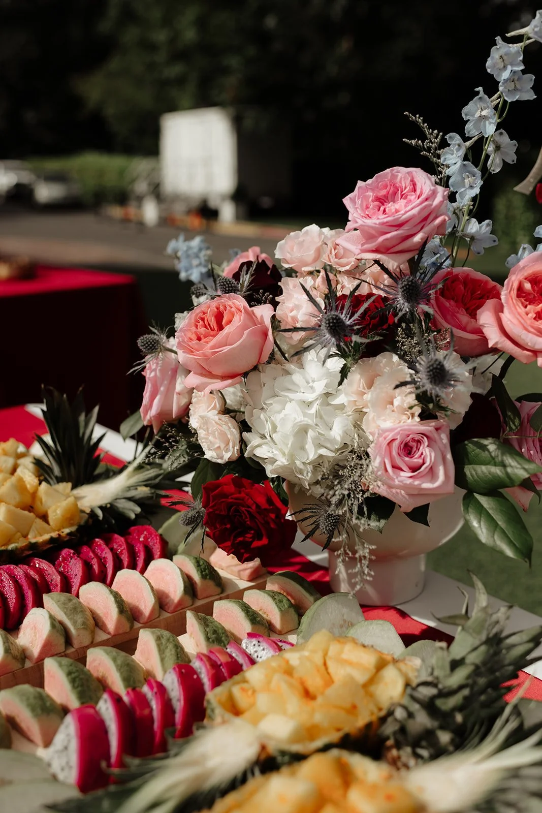 Seattle wedding florist arrangement