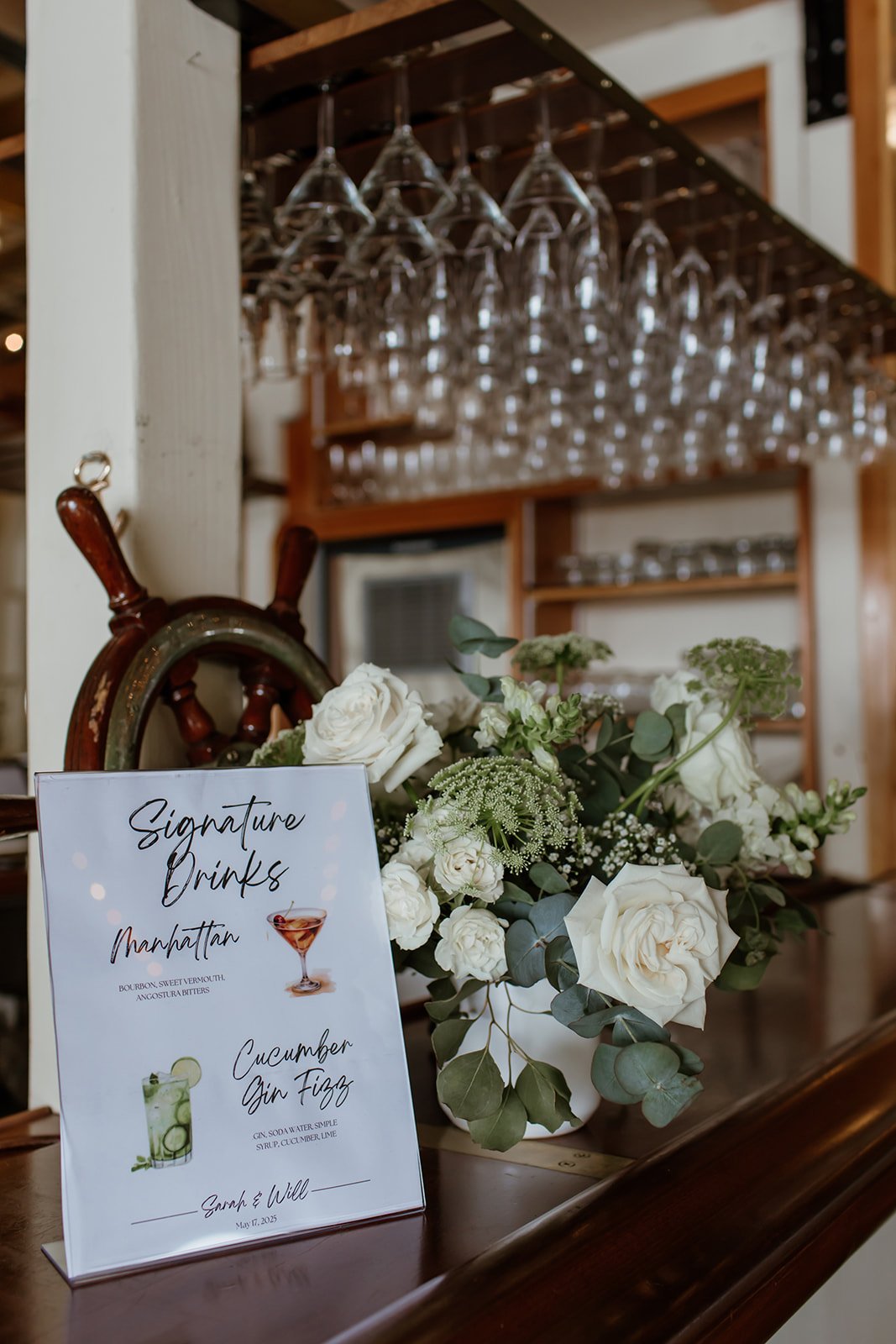 Seattle wedding floral arrangement