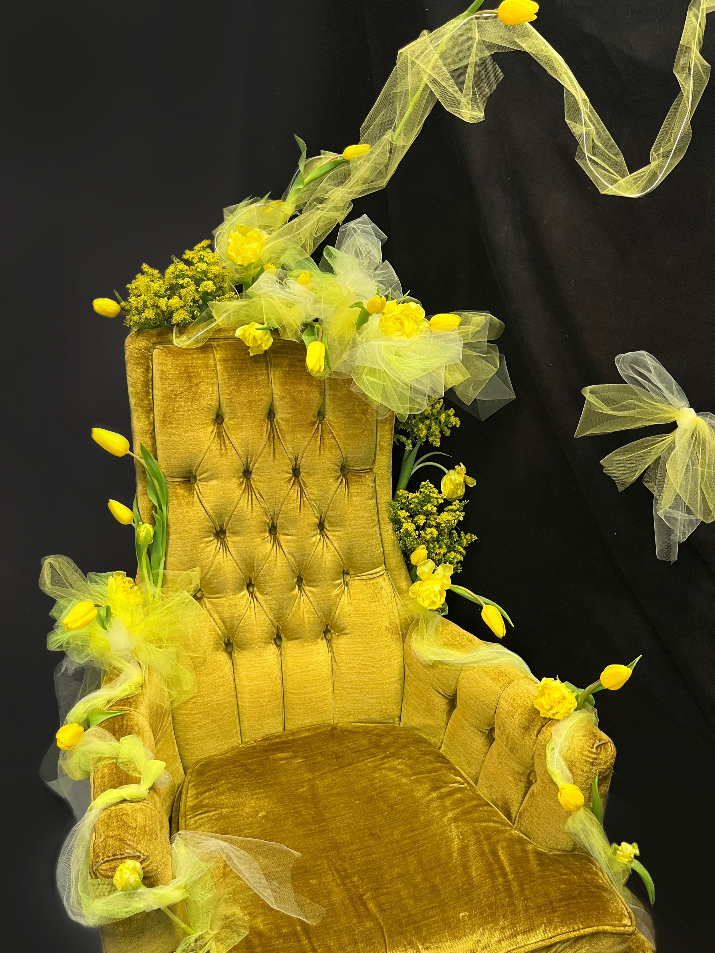 Yellow Tulip Chair
