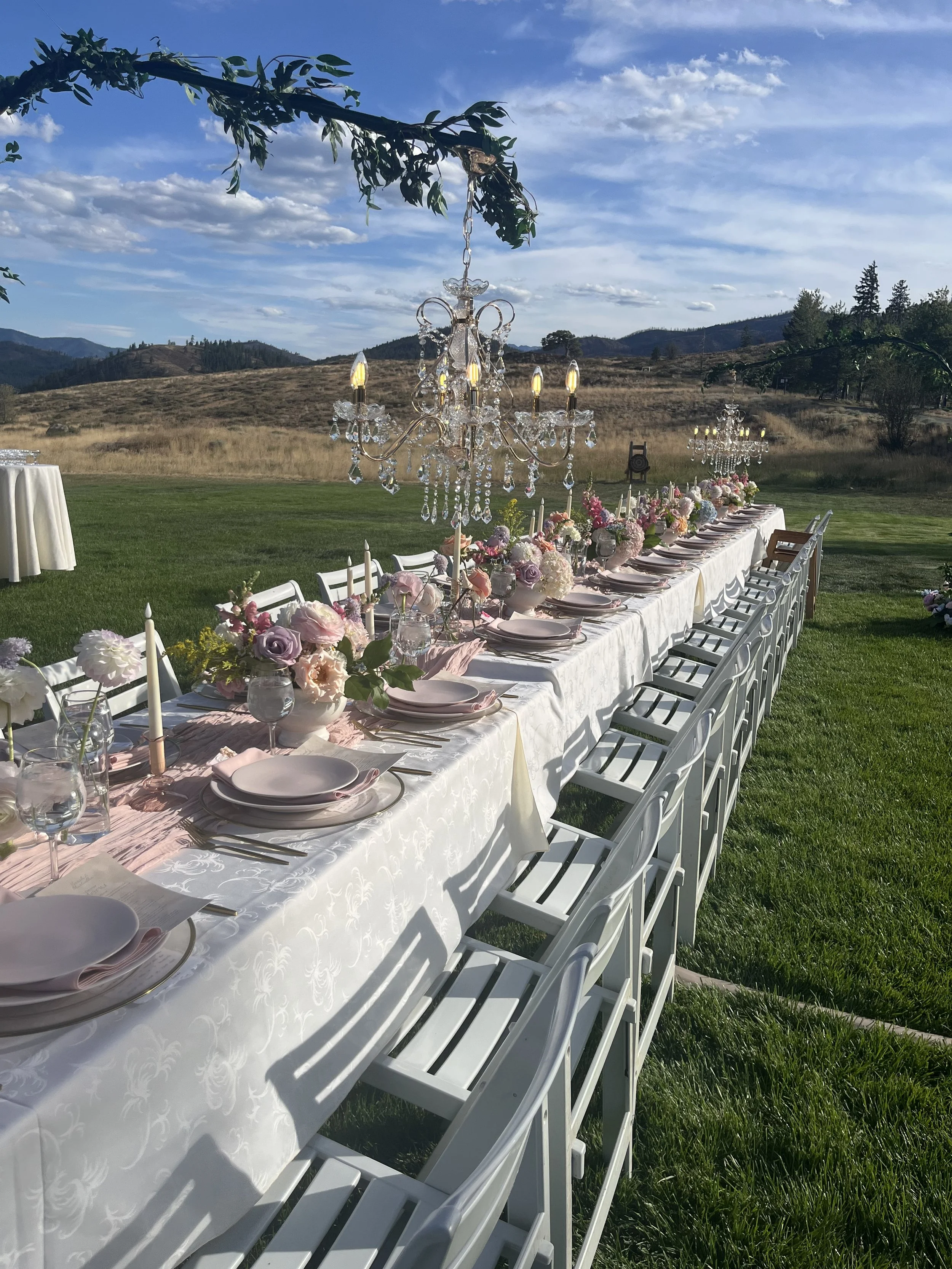 Reception Tablescape